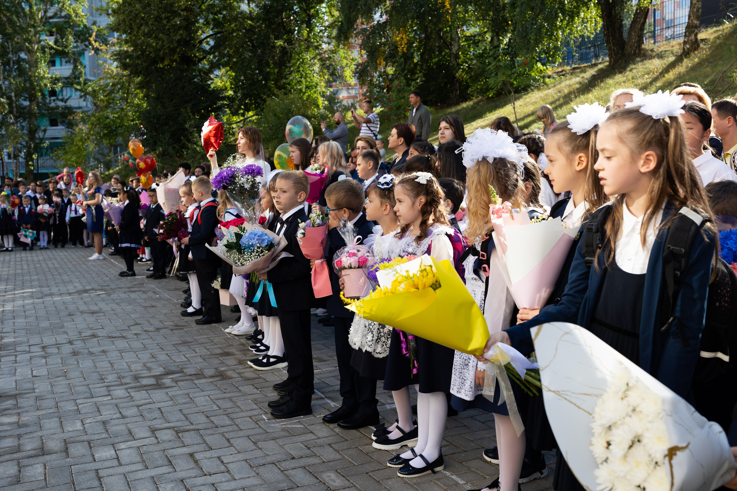 Линейка 1 сентября. Профессиональный Фотограф в Москве Андрей Славнов