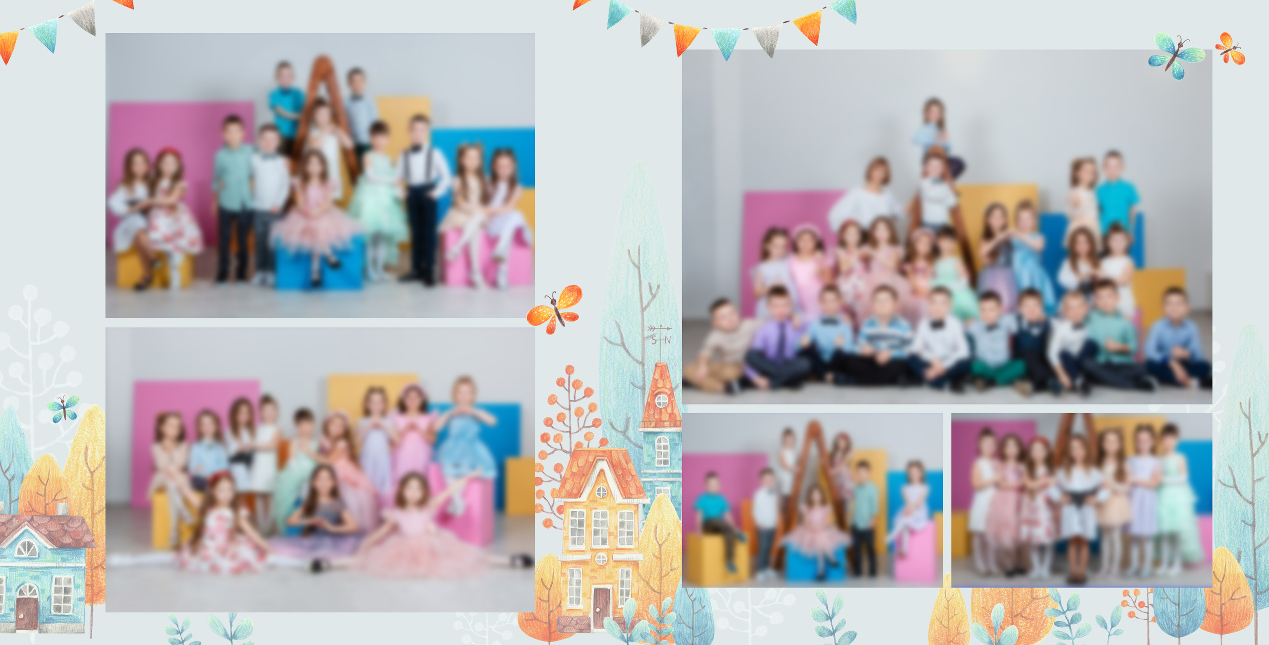 Альбом В Кубе ДОМ 3 разв. Фото дети. Выпускные альбомы Нижний Тагил