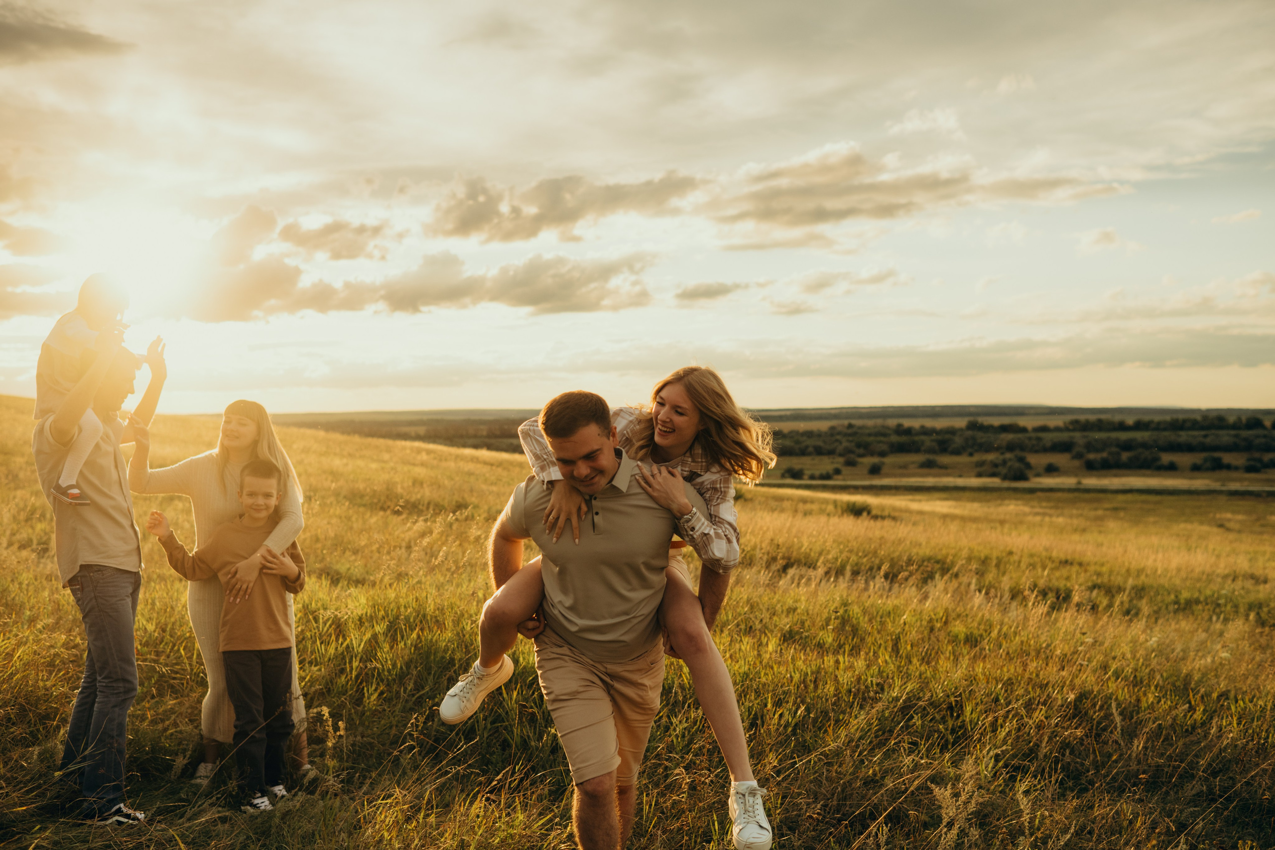Даша Даня Ксюша Илья Саша и Ева. Свадебный и семейный фотограф в Самаре Головань Наталья