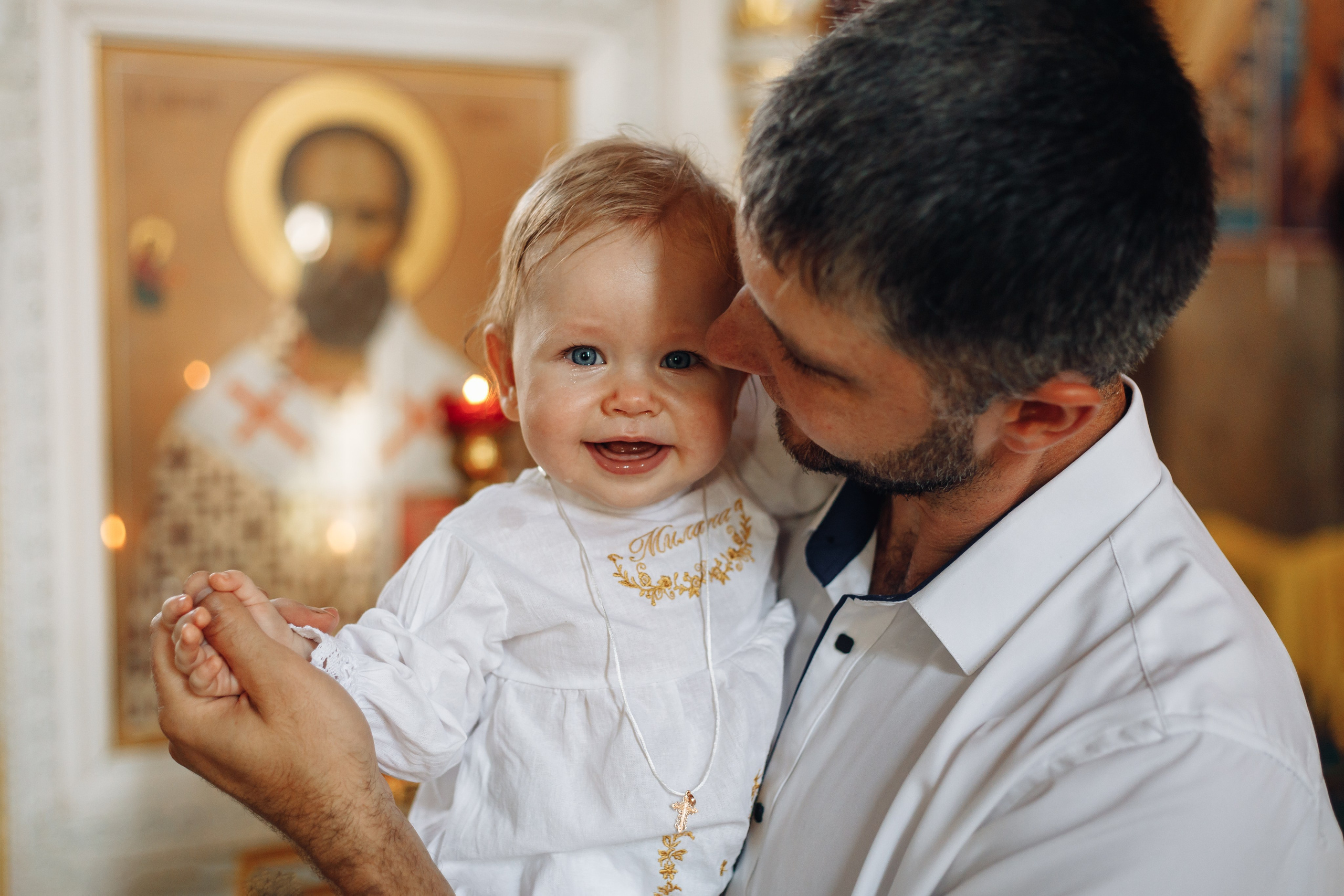 Таинство крещения в Тихорецке. Свадебный и семейный фотограф в Краснодарском крае Мария Данилкина