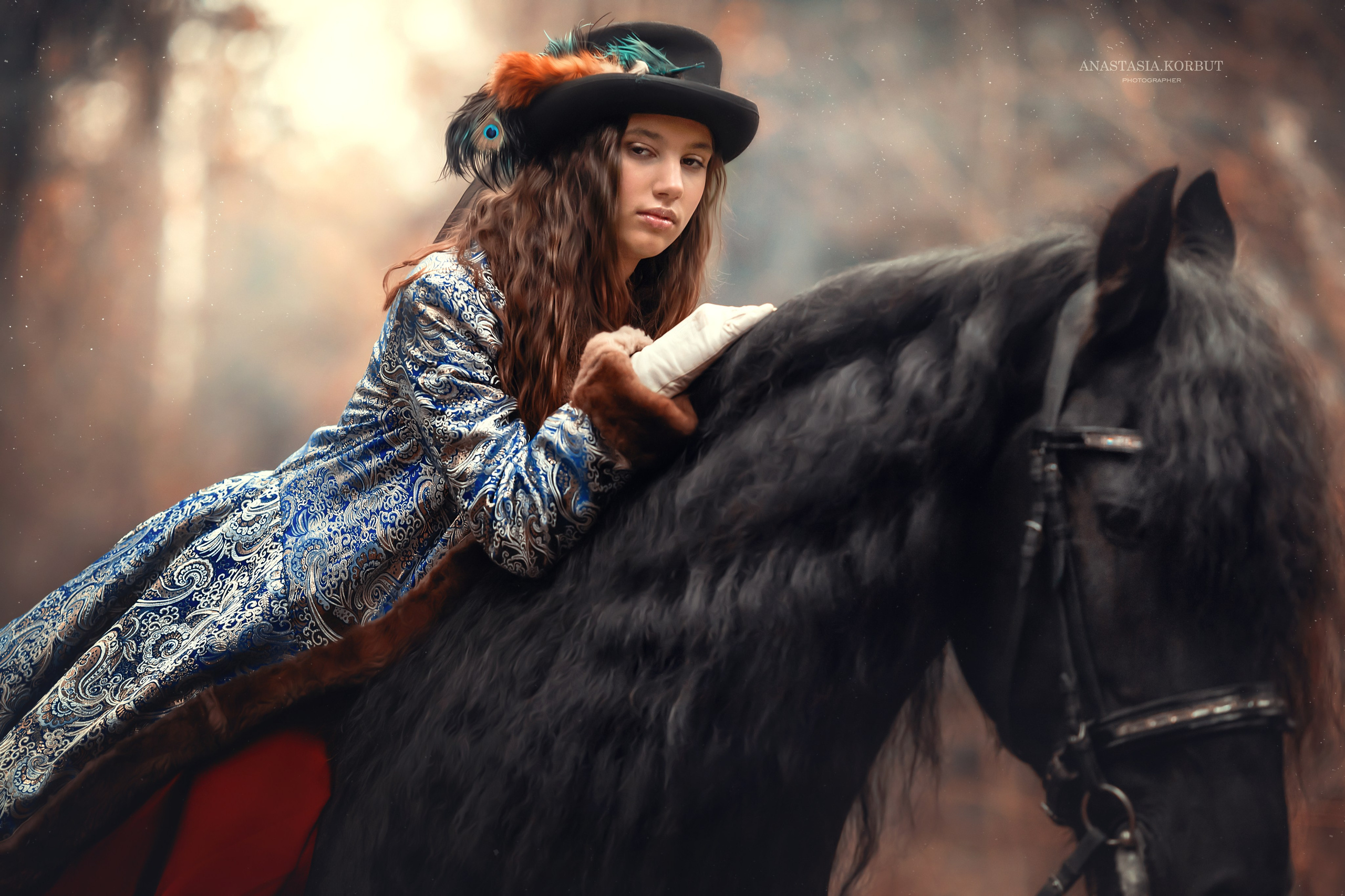 Фотосессия с лошадью. Арт фотограф в Минске Анастасия Корбут