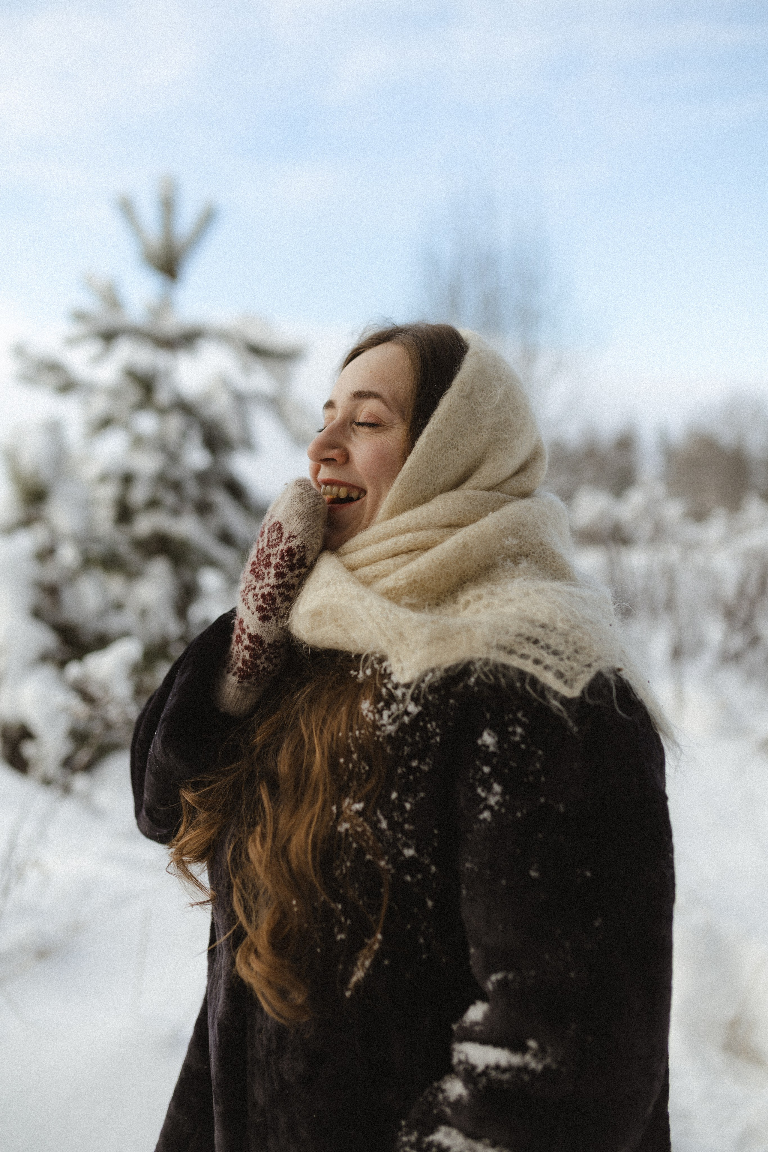 Зима не холодная, когда рядом свои. Семейный фотограф в Москве Алина Савченко