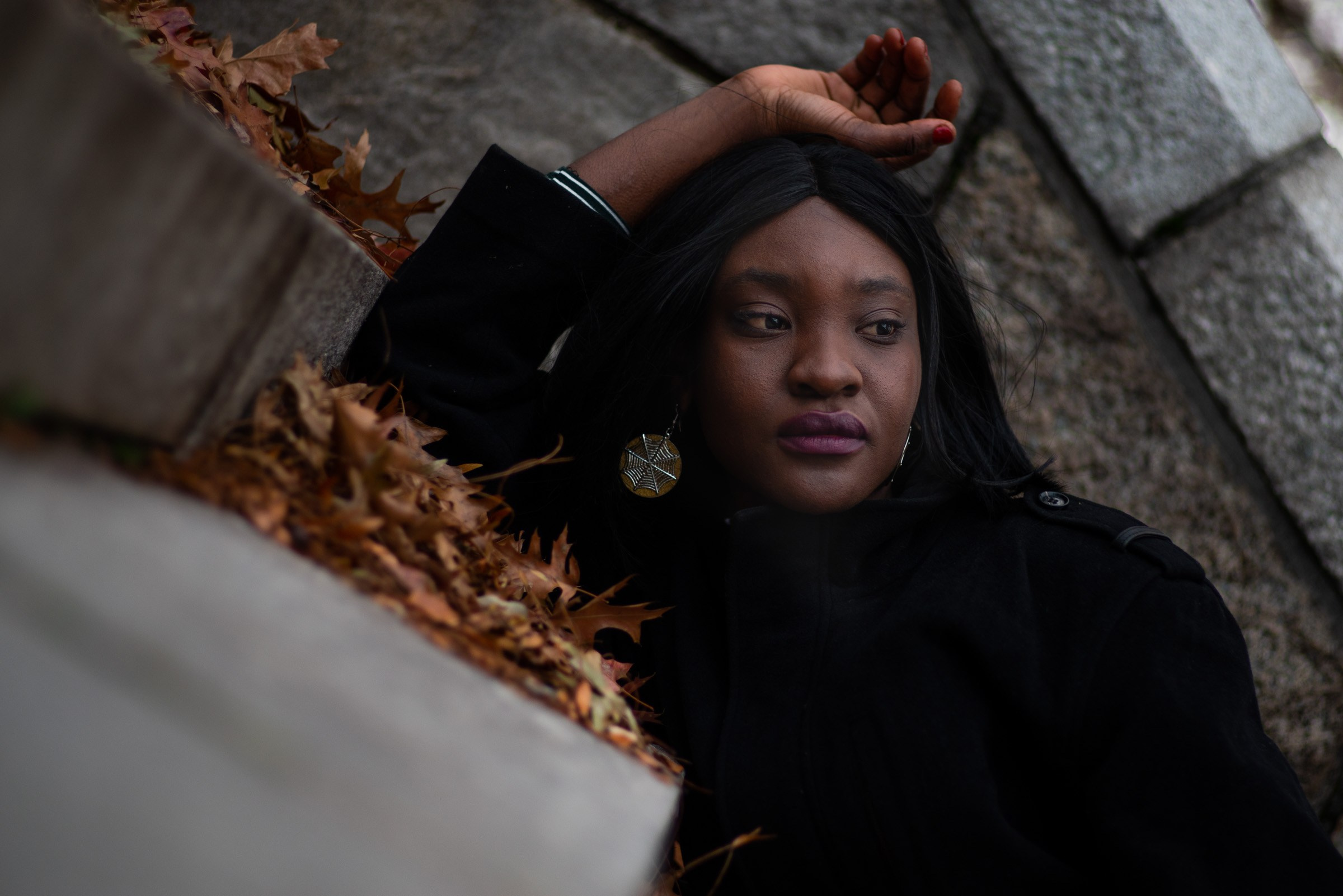 Photosession in New York City, at Hudson riverfront