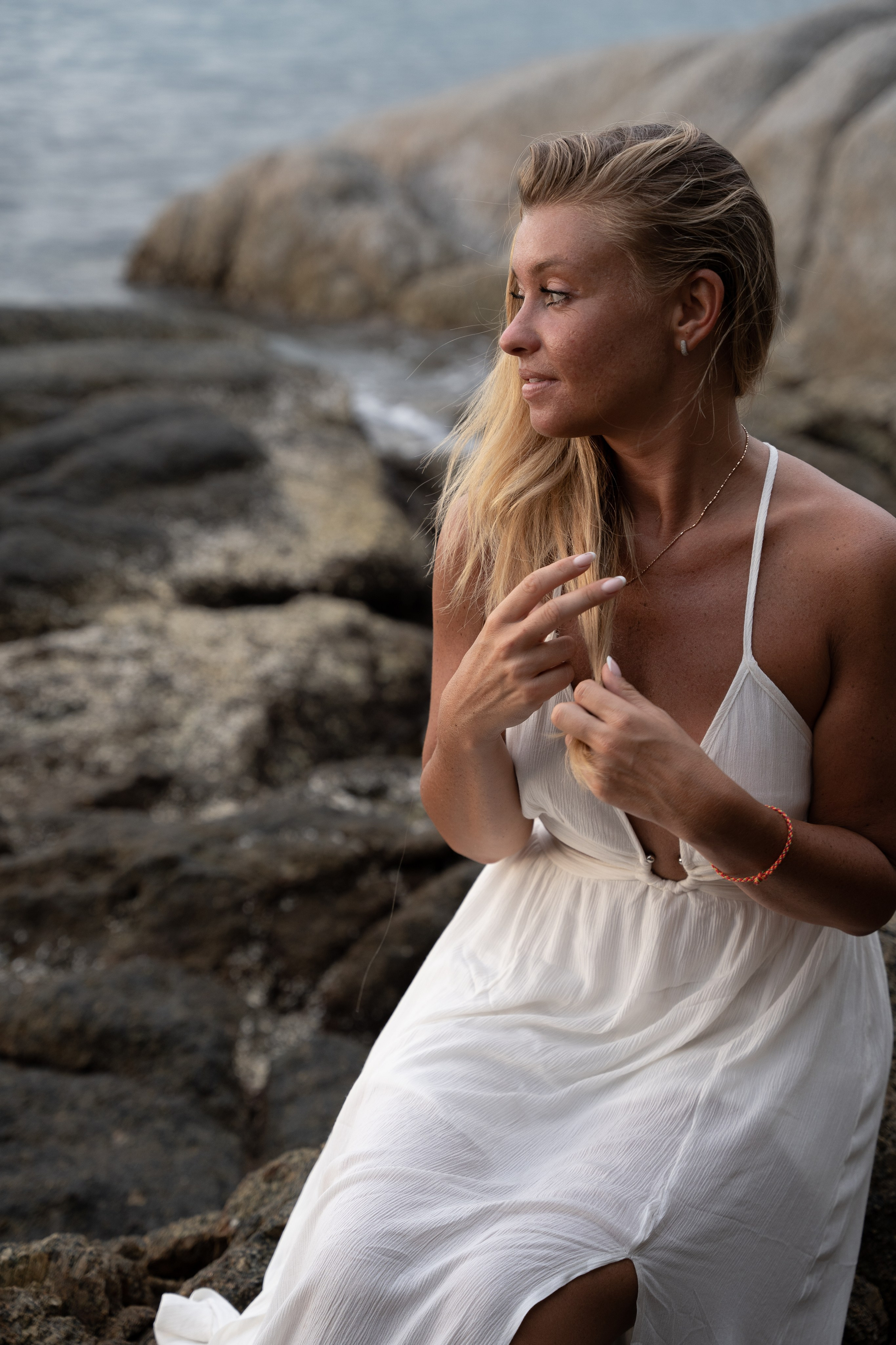 Съемка на камнях