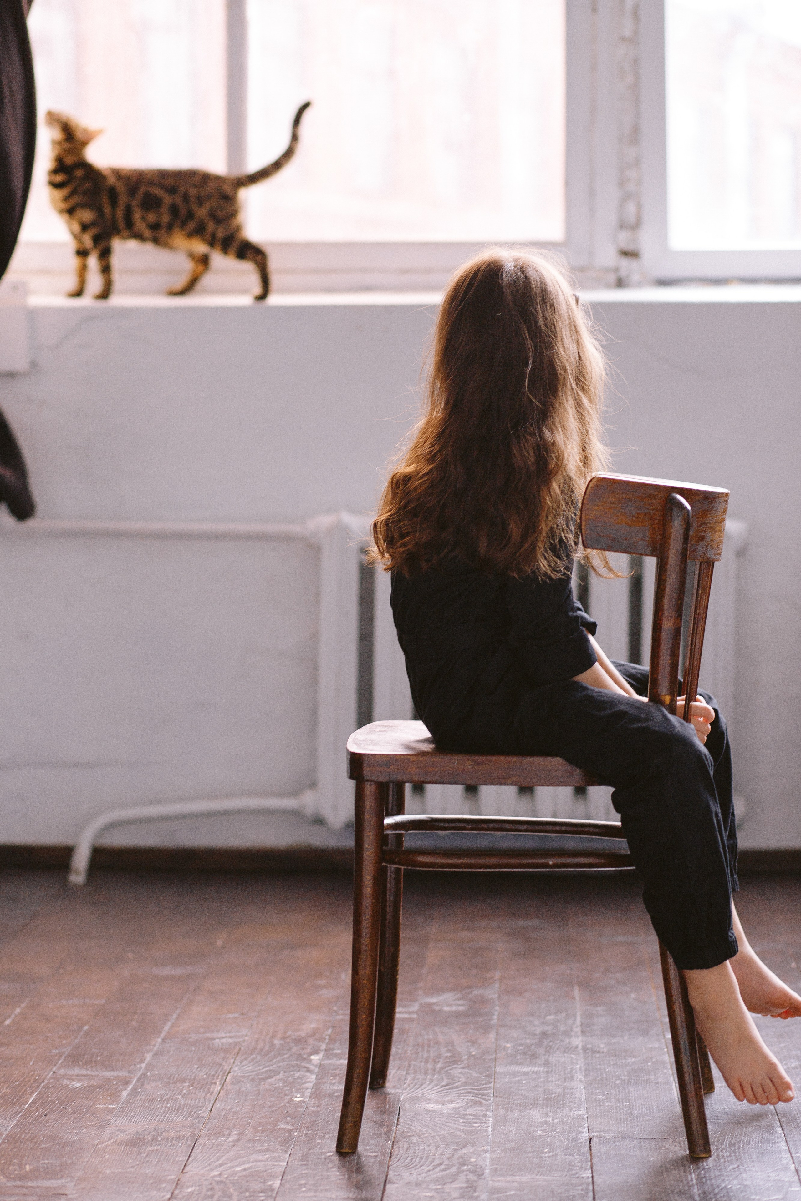 Лера с мамой, папой и Бусей