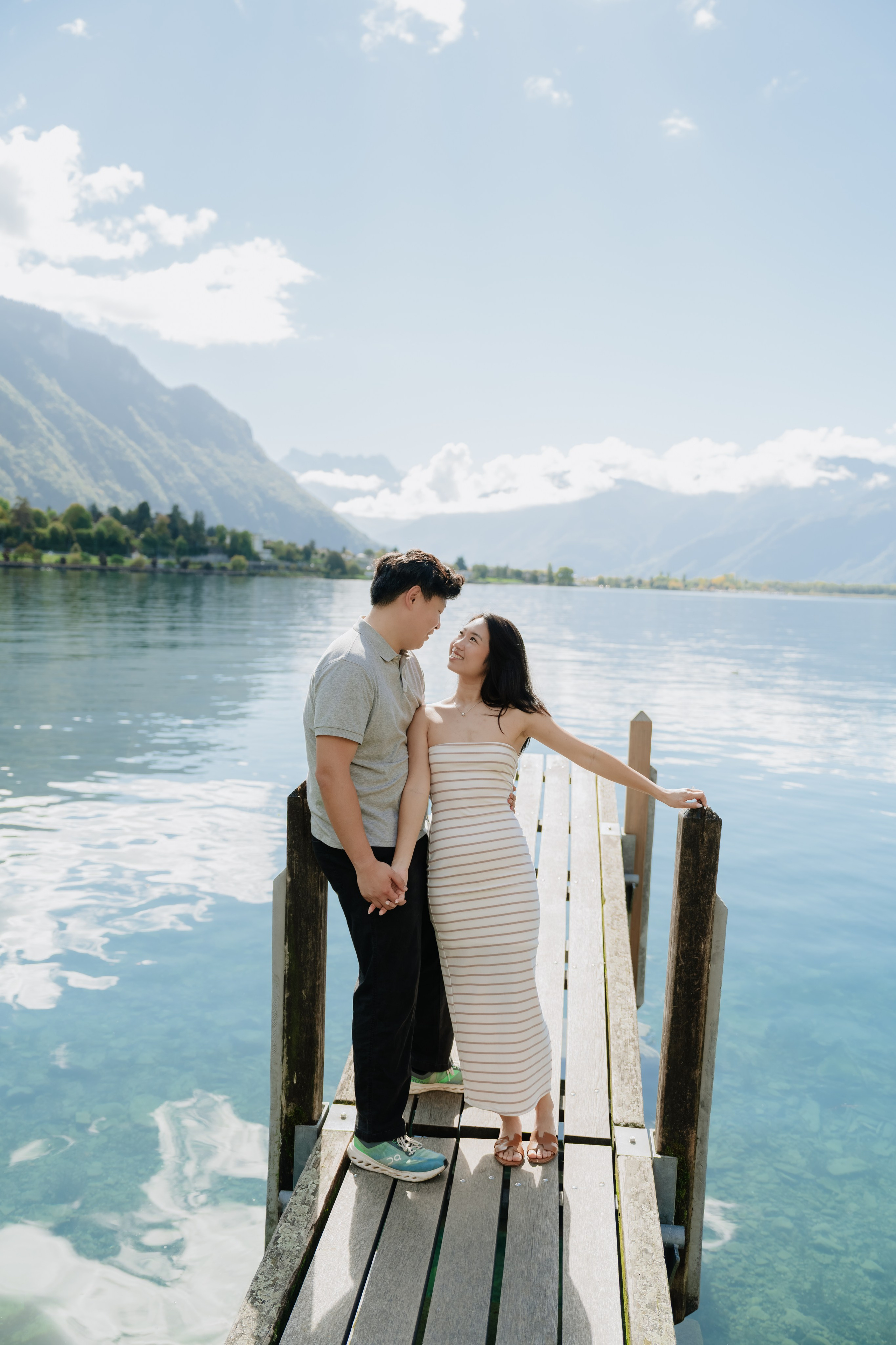 Stephanie & Dominick | Proposal Montreux. Профессиональный свадебный фотограф в Женеве и Швейцарии | Таня Вовчецкая
