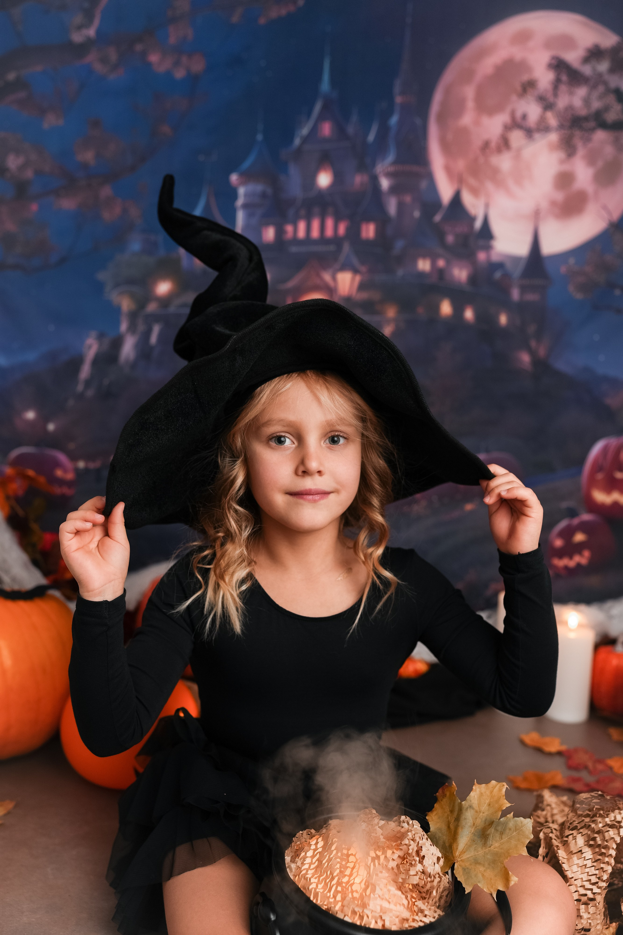 Проект Хэллоуин. Фотограф новорожденных и детский фотограф в Екатеринбурге Ксени