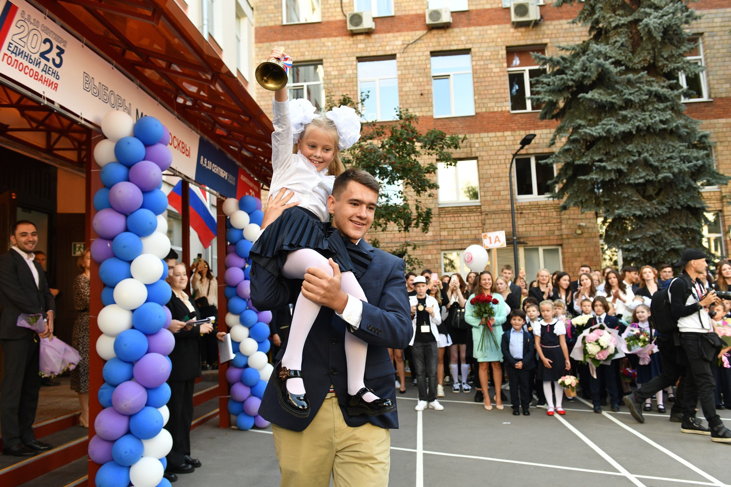 Линейка 1 класс. Свадебный и портретный фотограф в Москве Галина Борисова
