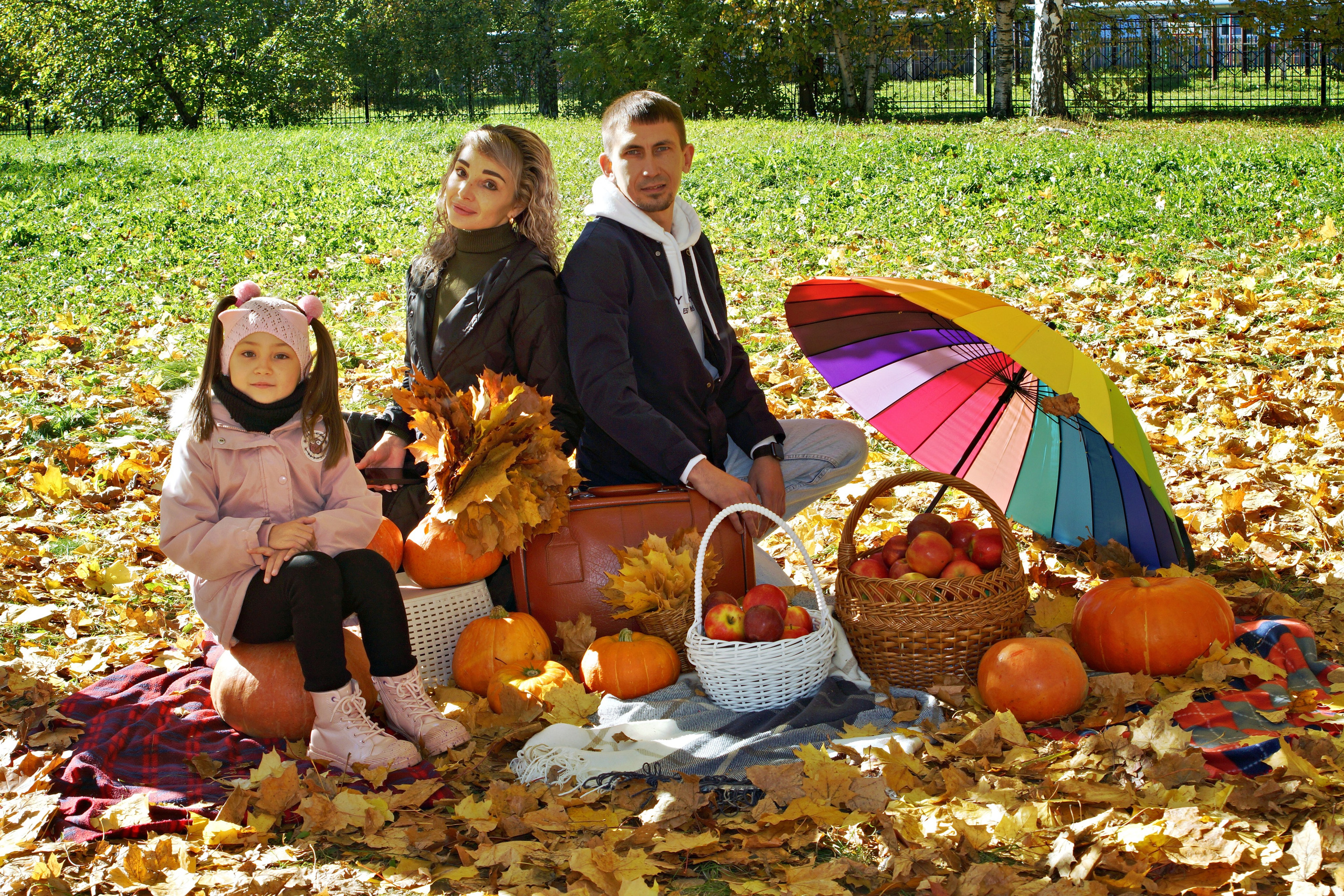 Осенняя фотосессия в детском саду г. Йошкар-Ола