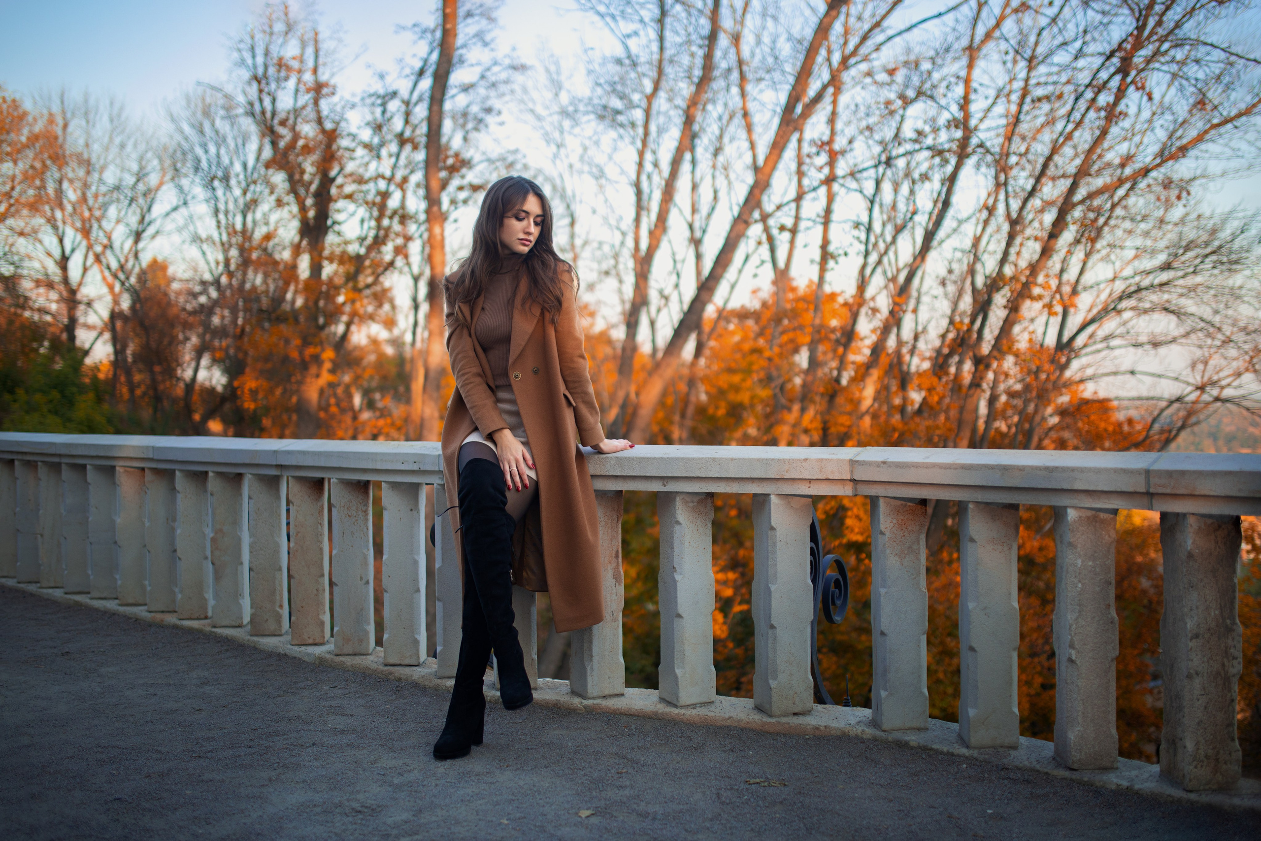 Осенняя съемка с Анастасией на природе в формате для «себя»