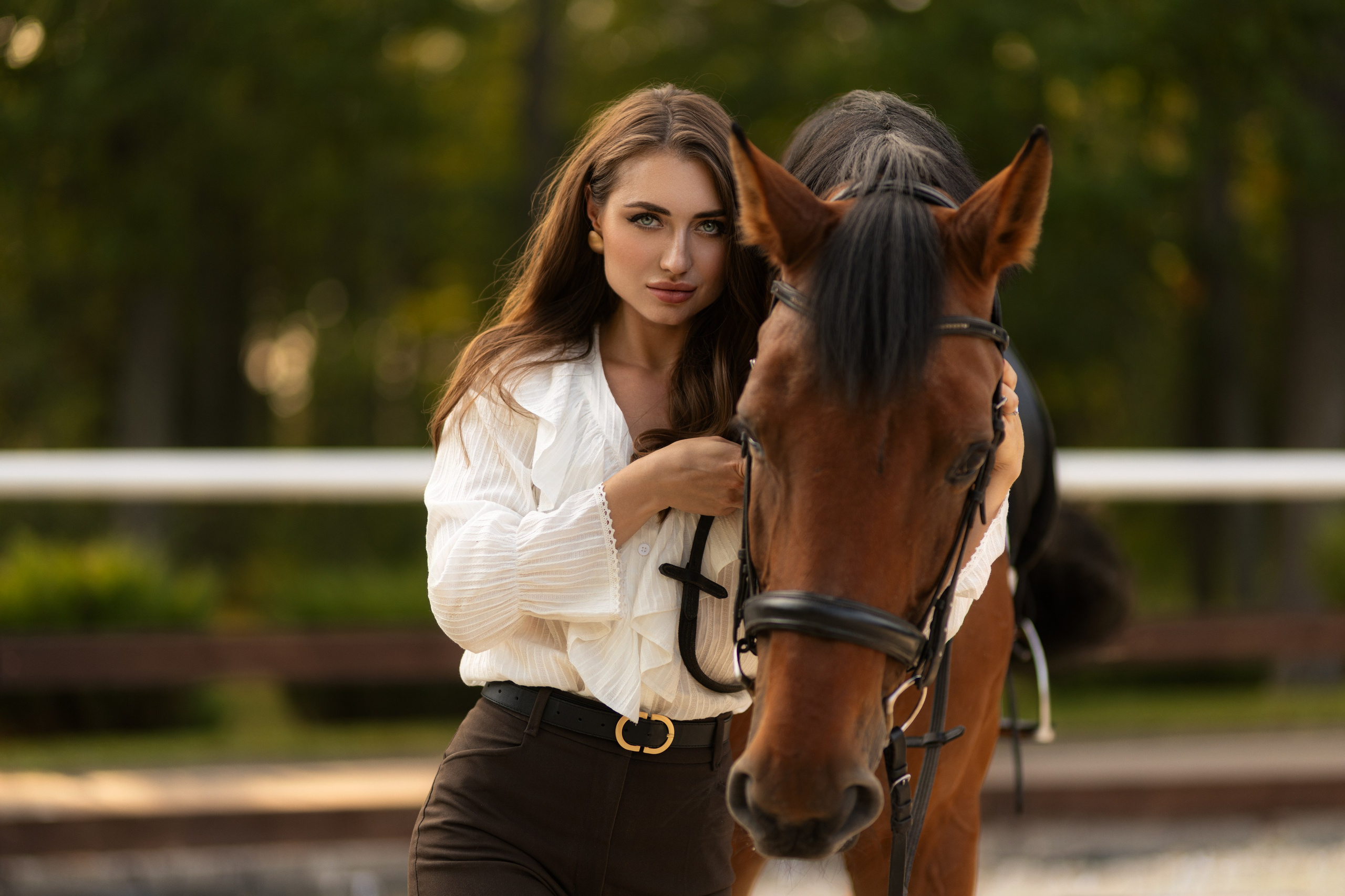 Фотосессия с лошадью для Анастасии в формате для «себя». Дмитрий Шульгин, портретный фотограф в Воронеже