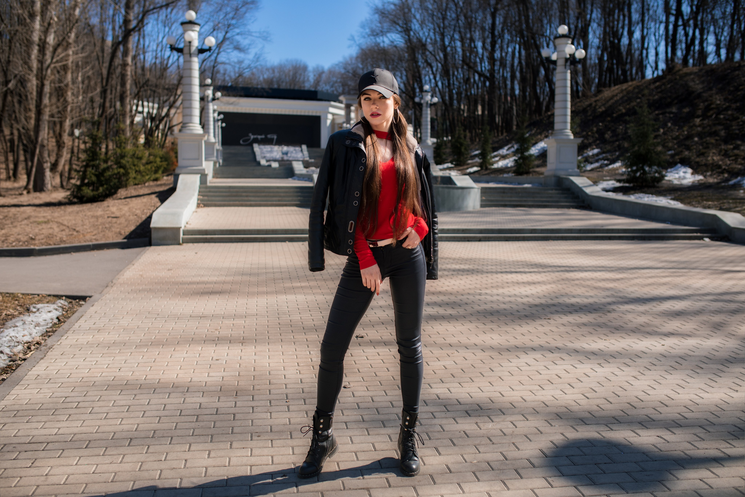 Весенняя съемка с Екатериной в парке и на улицах города для «себя»