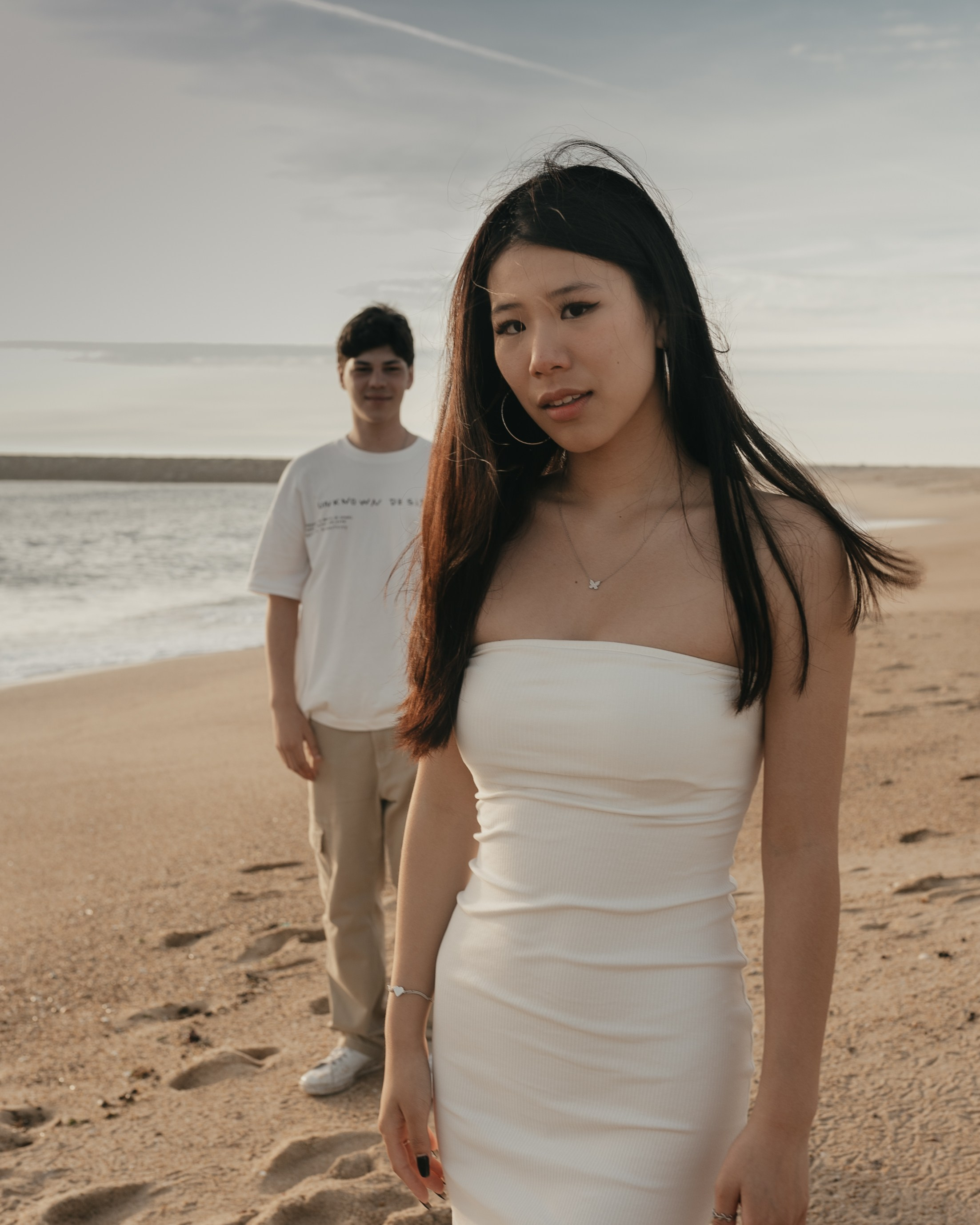 HELENA and PEDRO. Espinho. Anastasiia Antoniuk portrait, family and couple photographer, Portugal