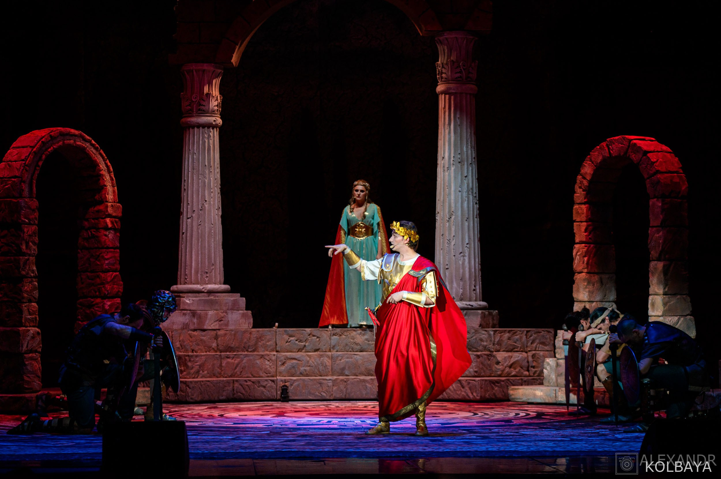 Фоторепортаж со спектакля Гладиатор в Театре Терезы Дуровой. Концертный и театральный репортажный фотограф в Москве Александр Колбая