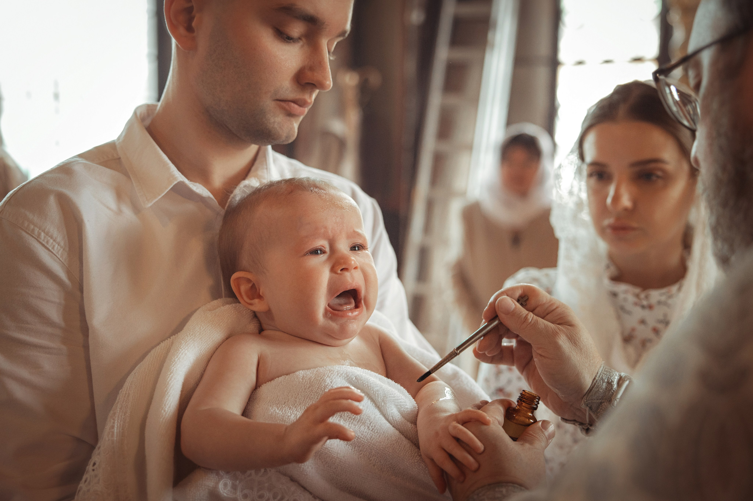 Таинство Крещения Василисы. Свято-Троицкий собор, г. Краснодар. Фотограф на Крещение и Венчание Краснодарский край — Гранкина Юлия