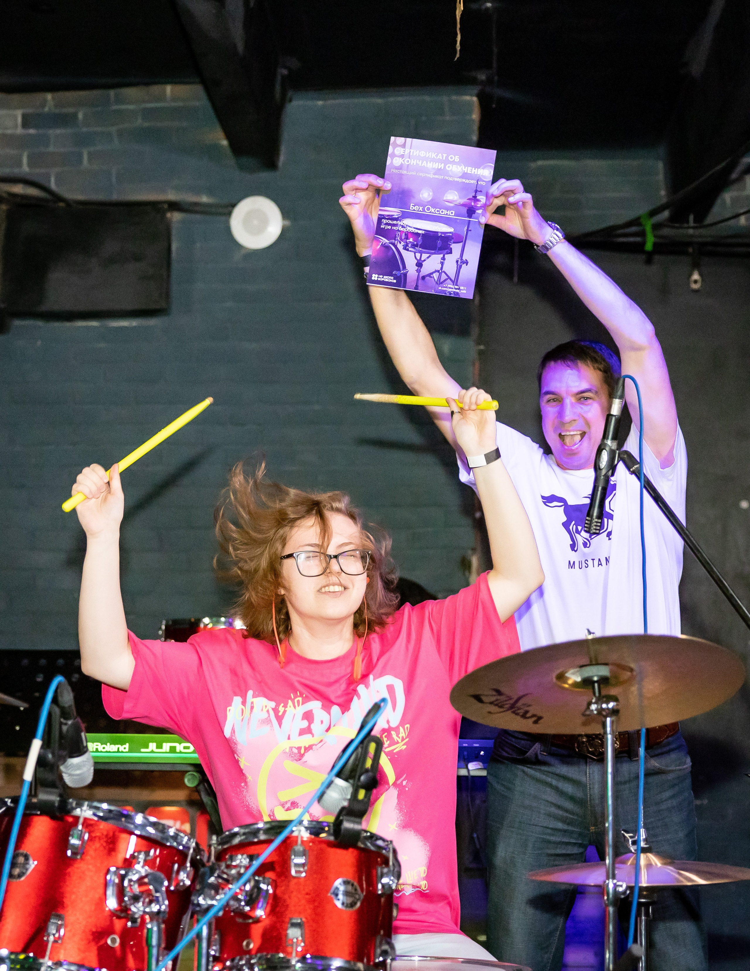 Концерт «Не Школа Барабанов» в Клубе «SOVA». Фотограф Владимир Охрименко