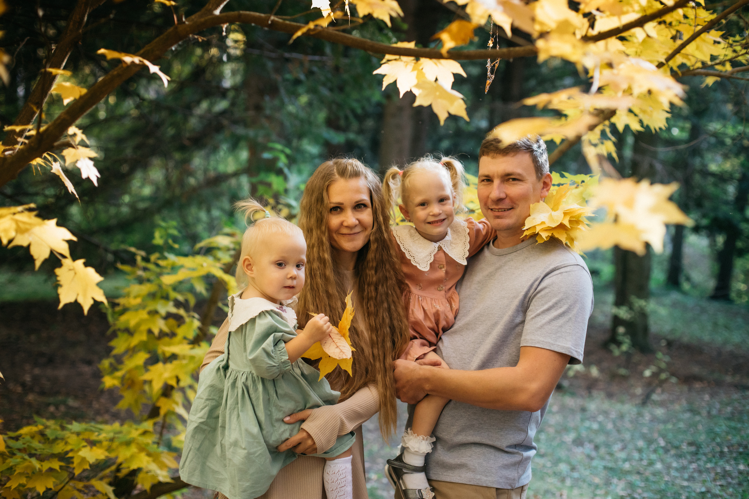 Прогулка в ботаническом саду. Семейный и портретный фотограф в Новосибирске Мария Хлебус