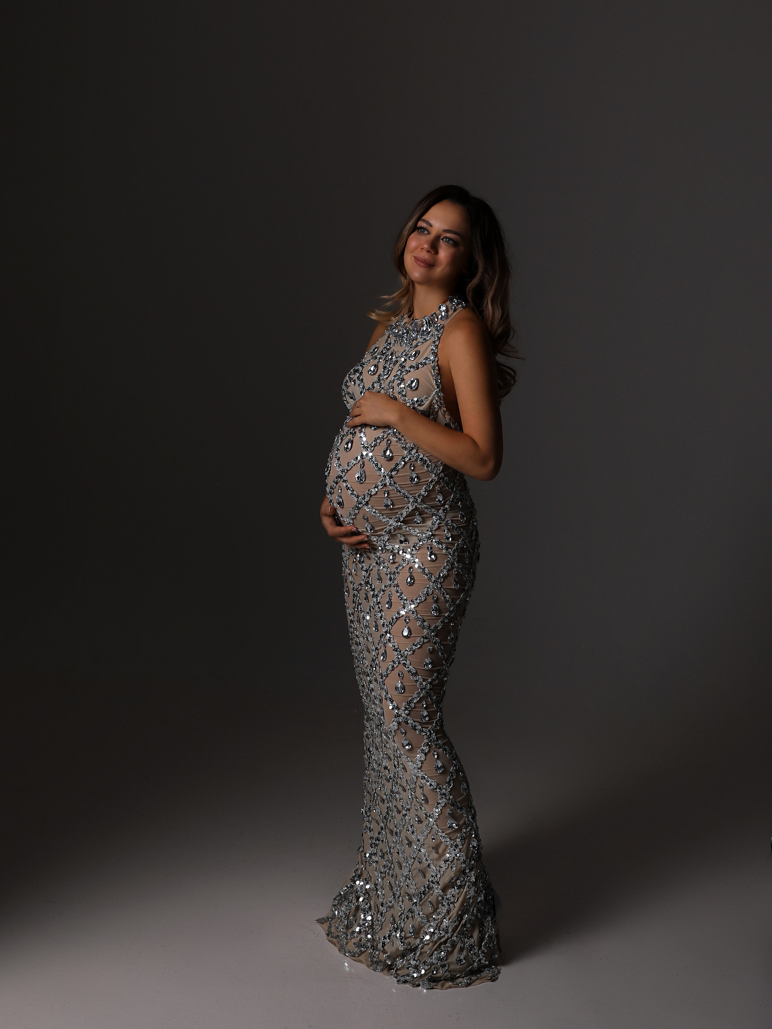 Красивое платье для беременной напрокат для фотосессии