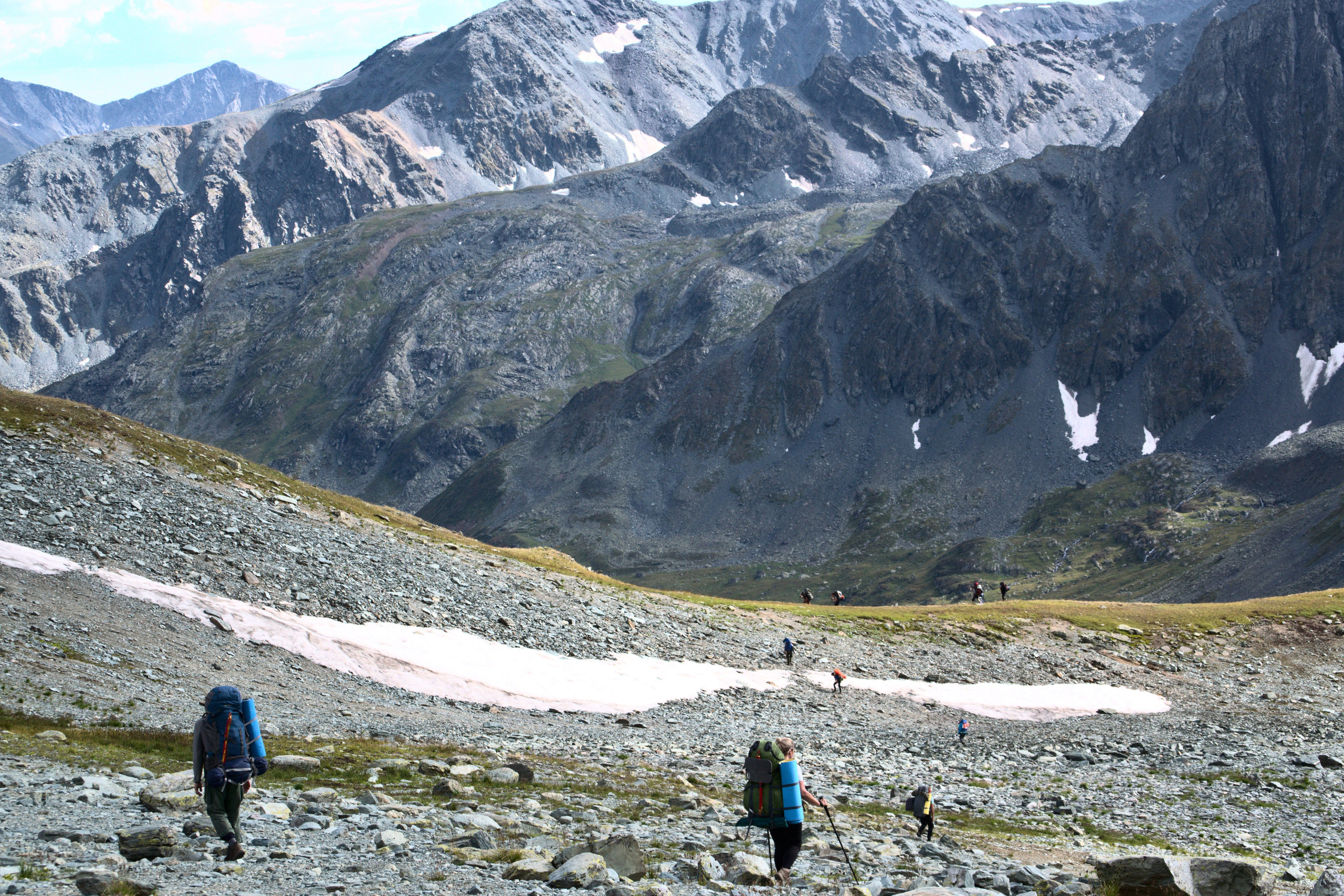 Алтай походы. Перевал Иолдо. Фото пейзажа