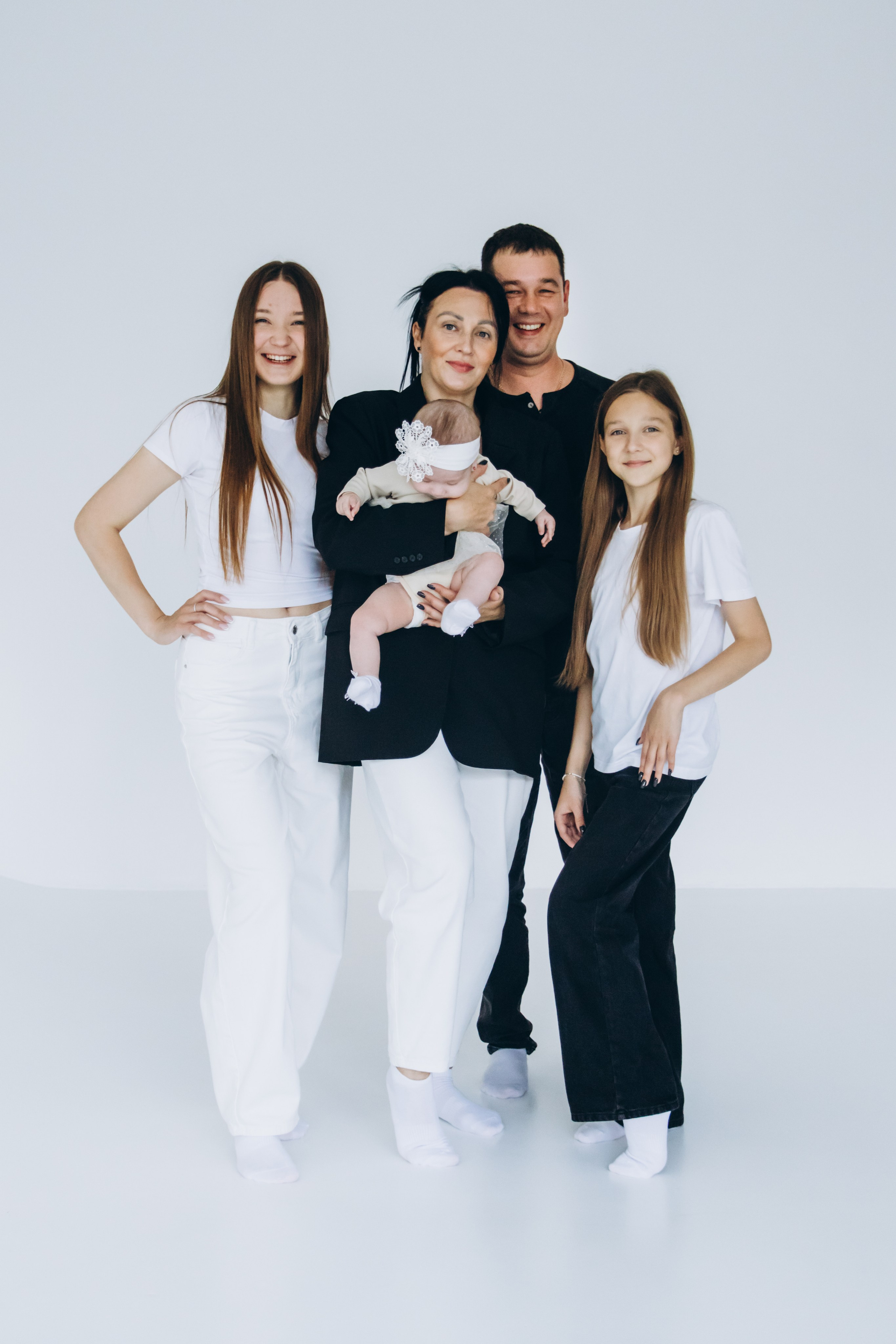 Семейная фотосессия в студии, Екатеринбург. Фотограф в Екатеринбурге Пойгина Елена
