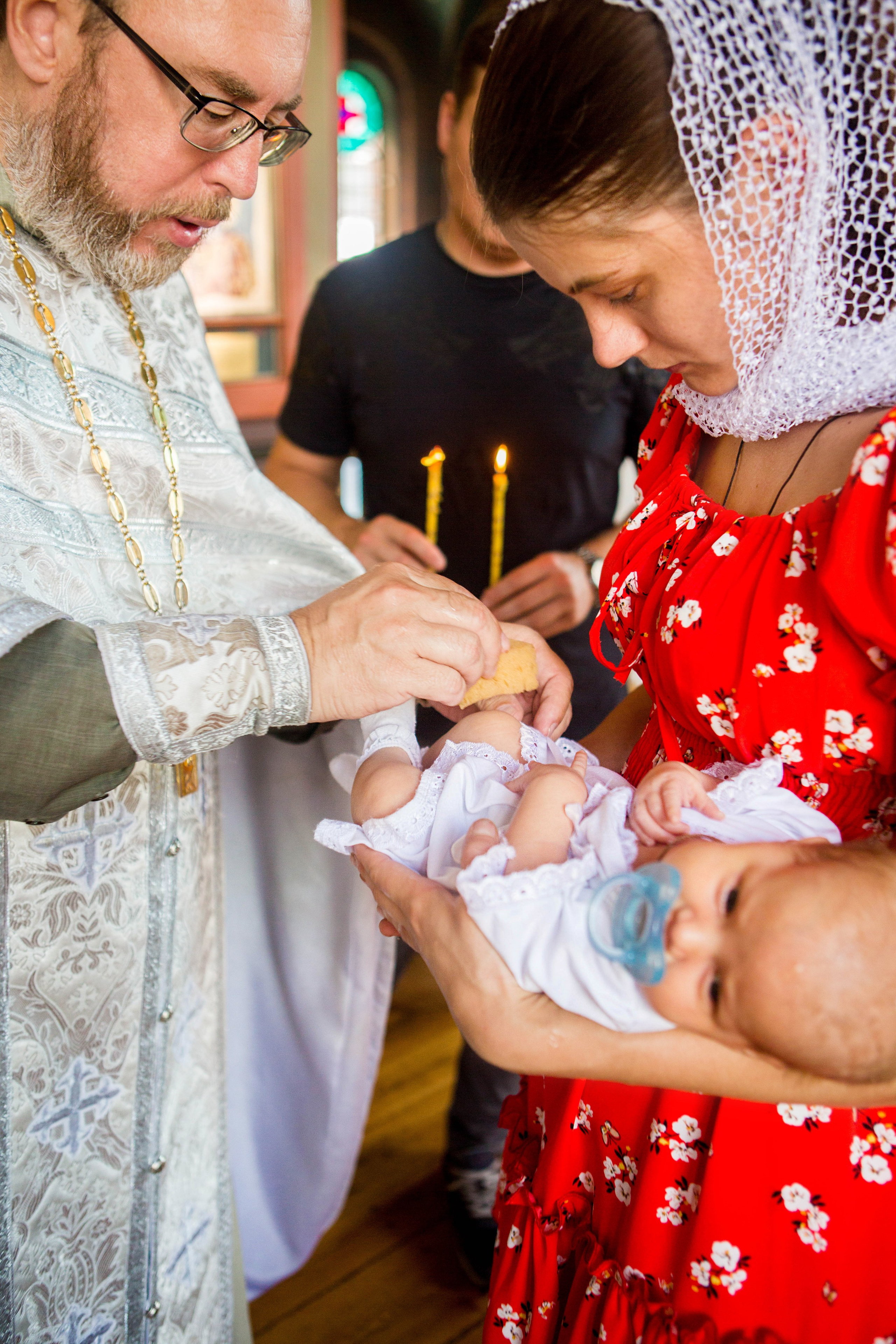 Крещение Надежды. Свято-Троицкий собор. Свадебный семейный и детский фотограф в Краснодаре Карина Федоровская