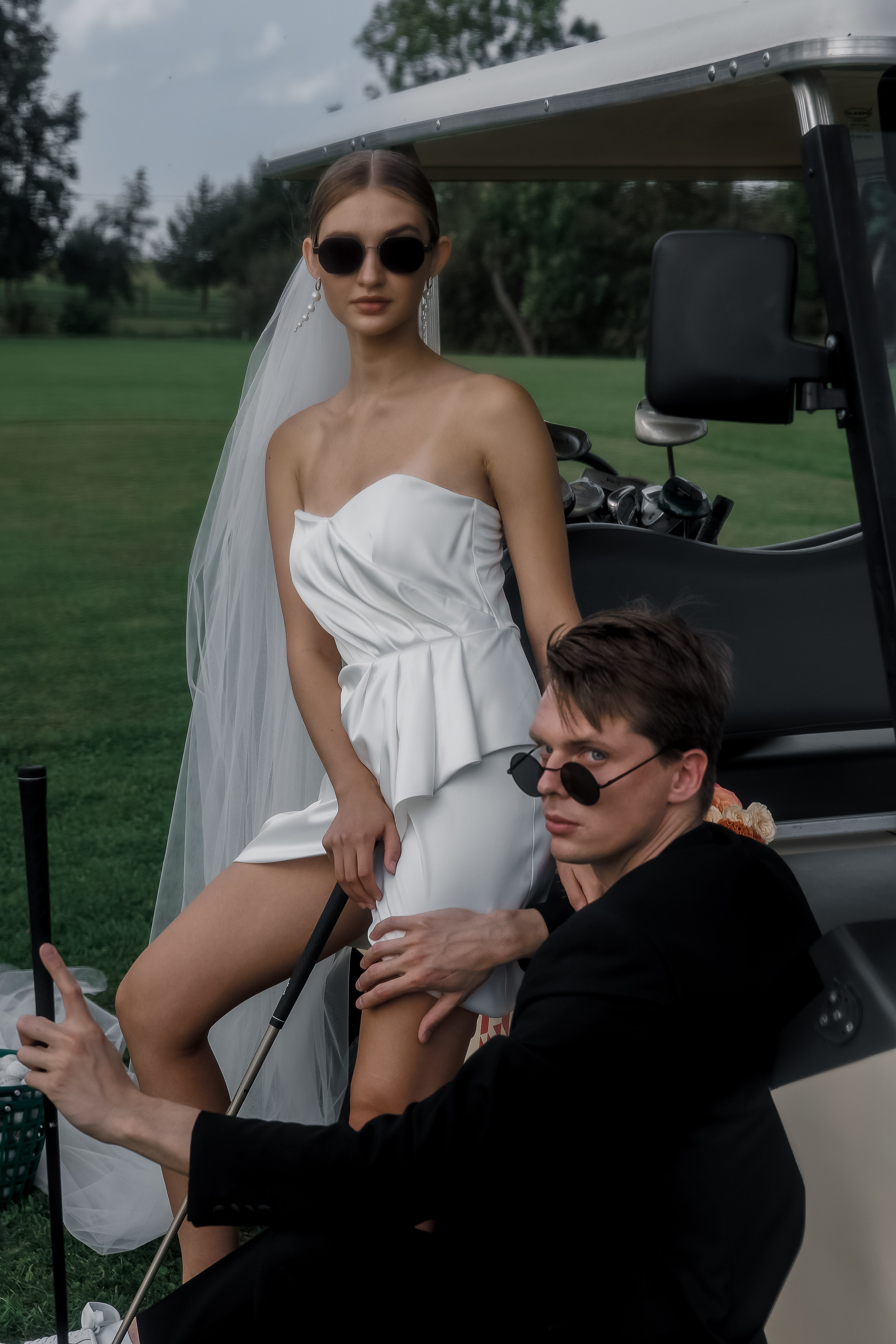 Свадьба на гольф-поле. Свадебный фотограф Татьяна Аберле свадебный видеограф Роман Аберле Калининград