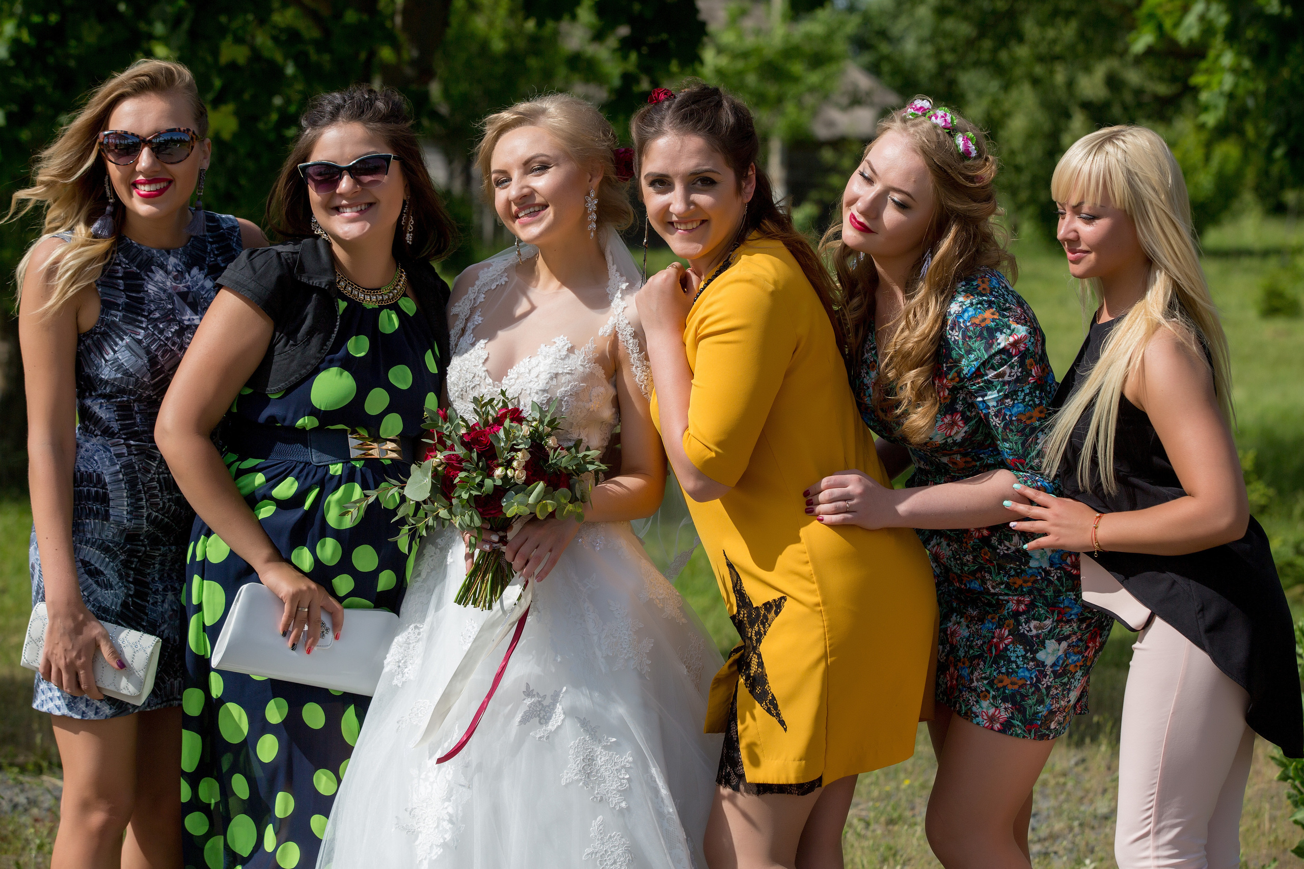 невеста с подружками