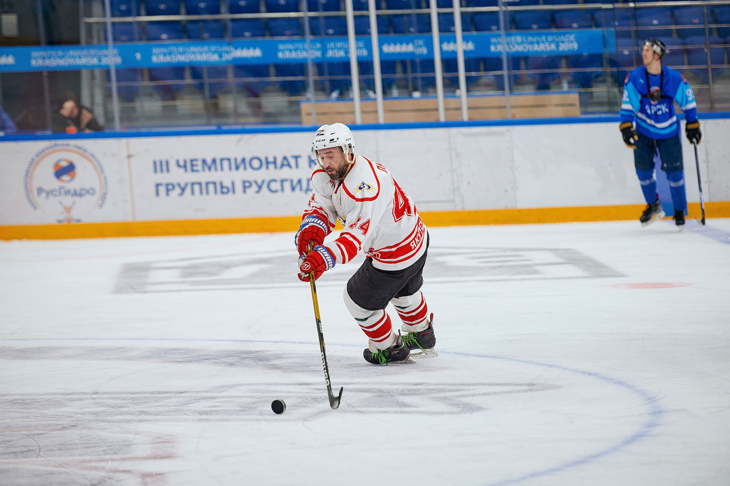 Портфолио репортажной фотосъёмки: Кристалл арена — Хоккей — РусГидро. Фотограф Яковлев Роман — Красноярск