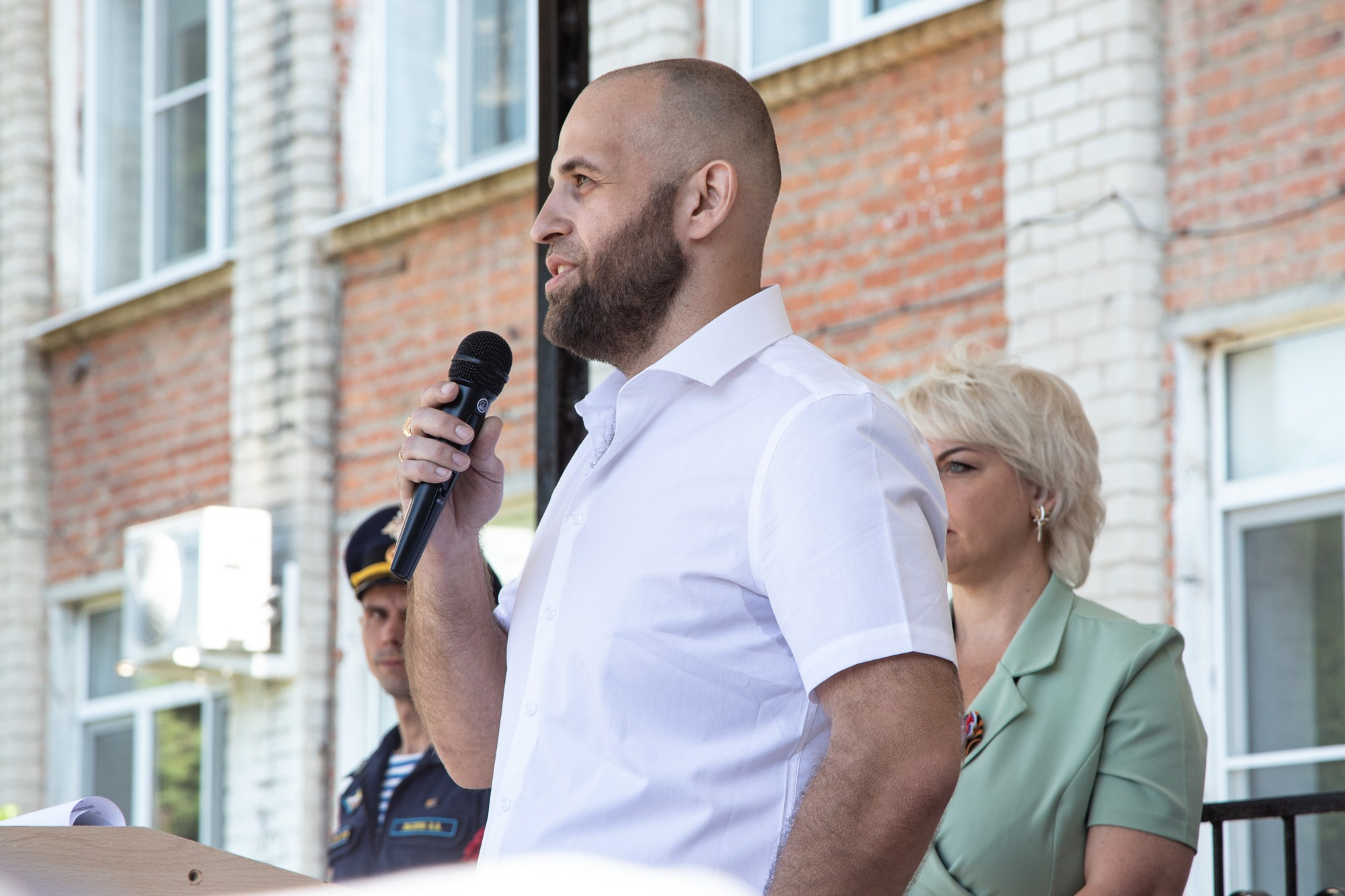 Открытие муралов памяти Героев СВО. Репортажный, промышленный и маркетплейс-фотограф Дмитрий Чернат