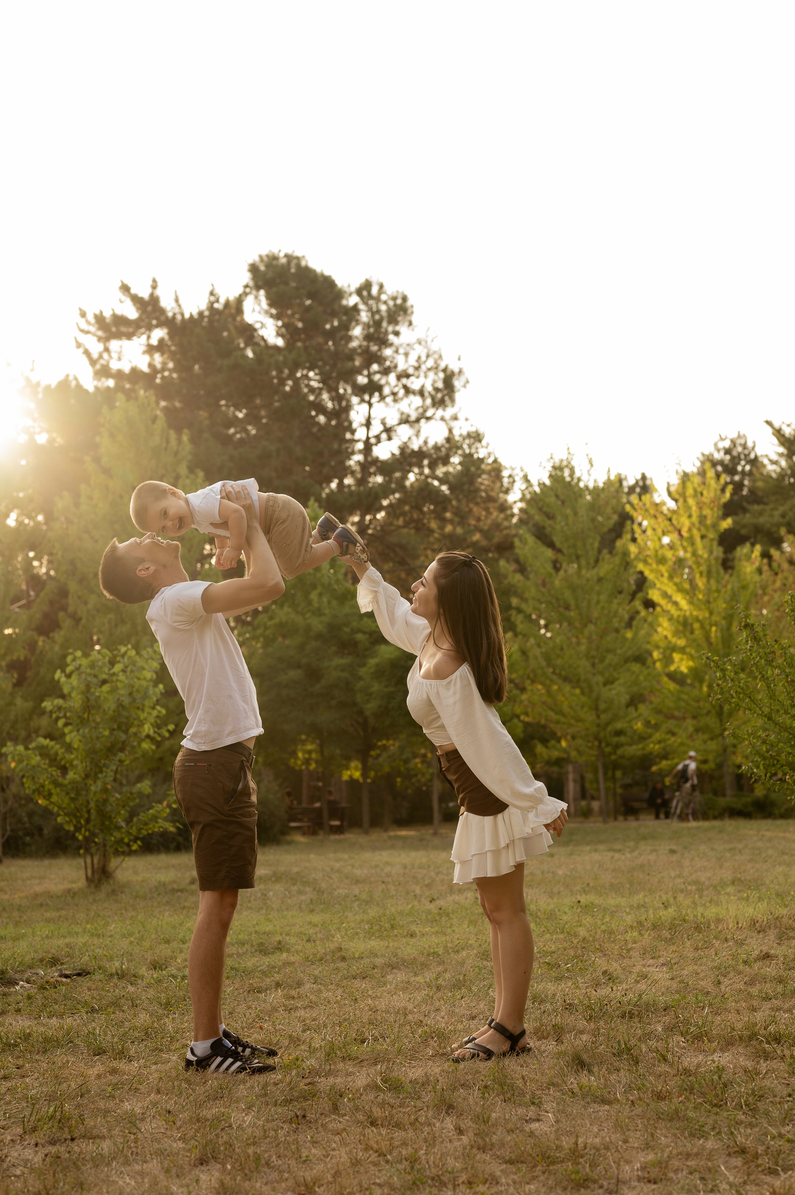 Летняя семейная фотосессия в парке. Свадебный и семейный фотограф в Краснодаре Алина Мельник