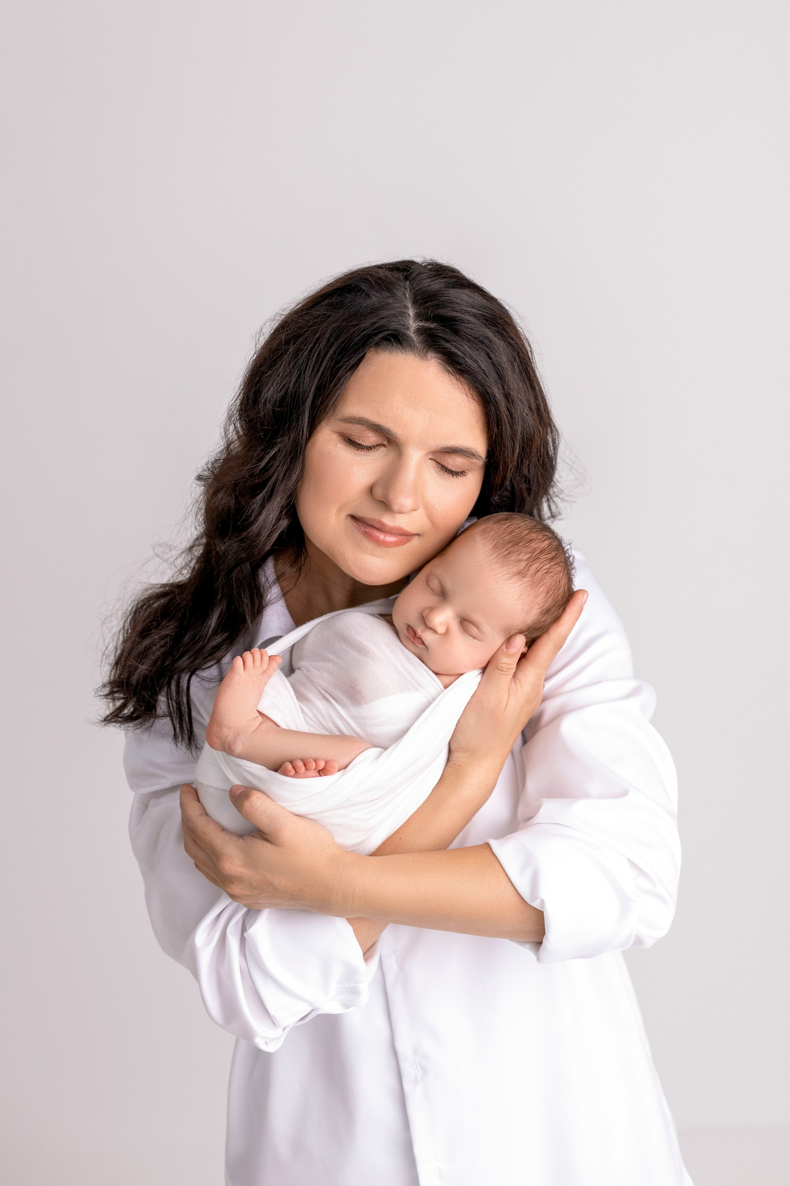 Зарина и дочка, 11 дней. Фотограф новорожденных в Нижнем Новгороде Надежда Кадылкина