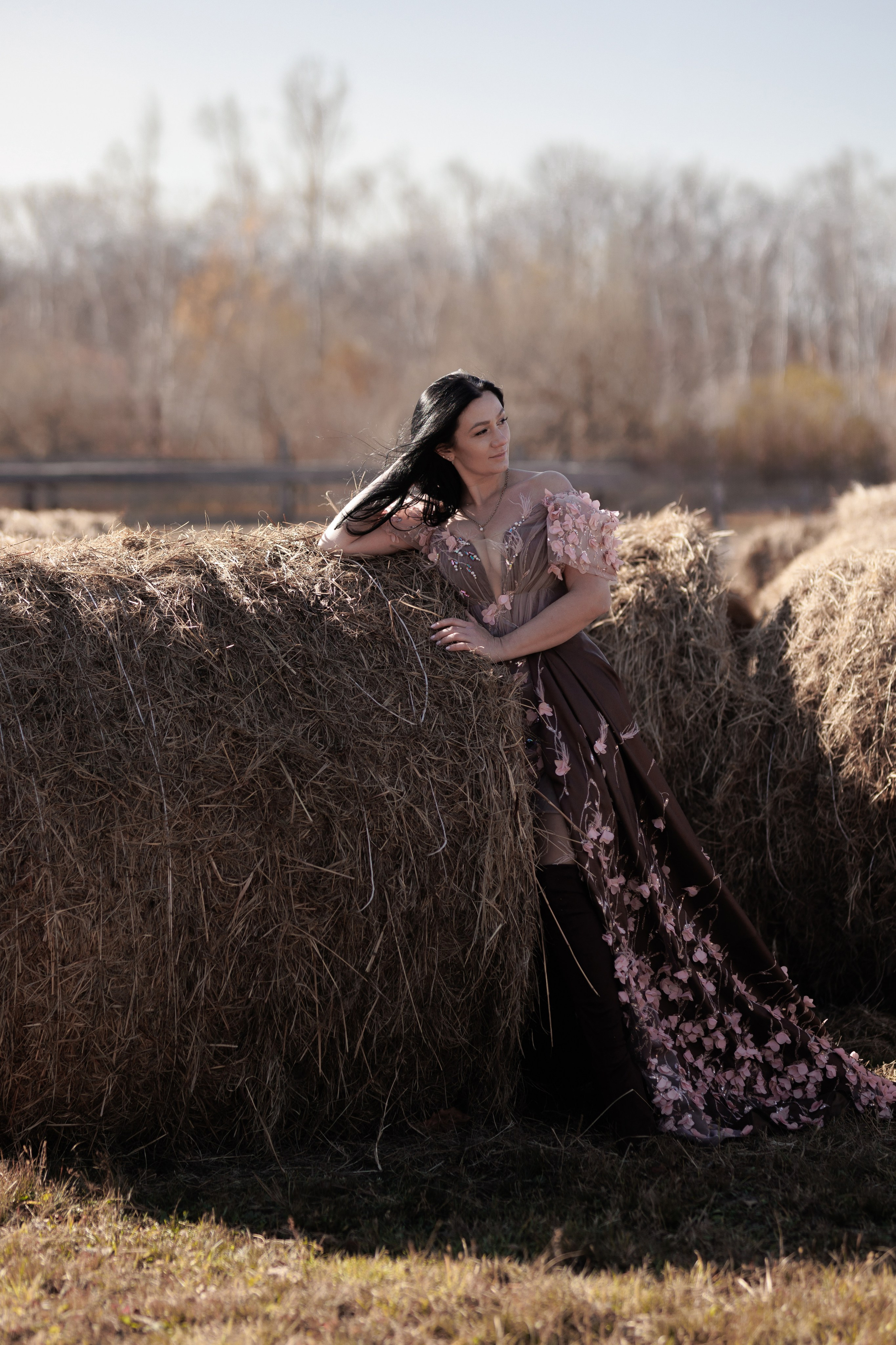 Марина с лошадьми. Фотограф женского портрета, беременности и материнства Харькова Елена