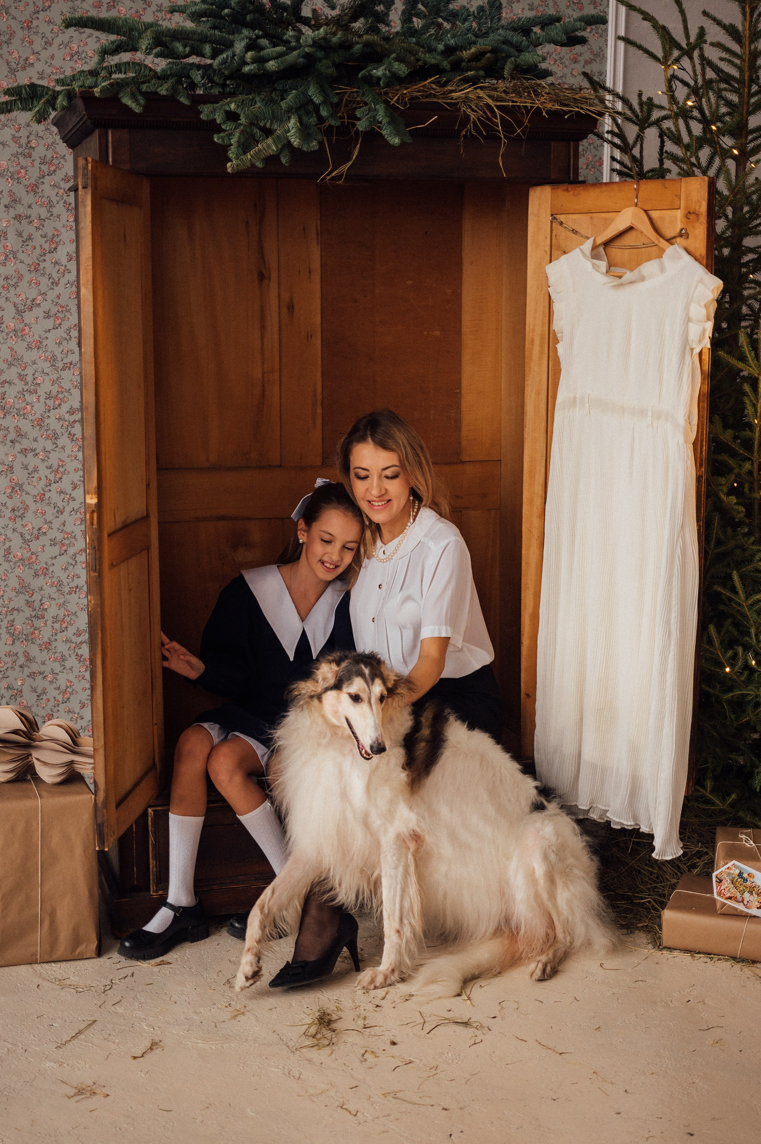 Винтажная новогодняя история. Портретный, семейный, свадебный фотограф. Бизнес, контент съёмка. Тула