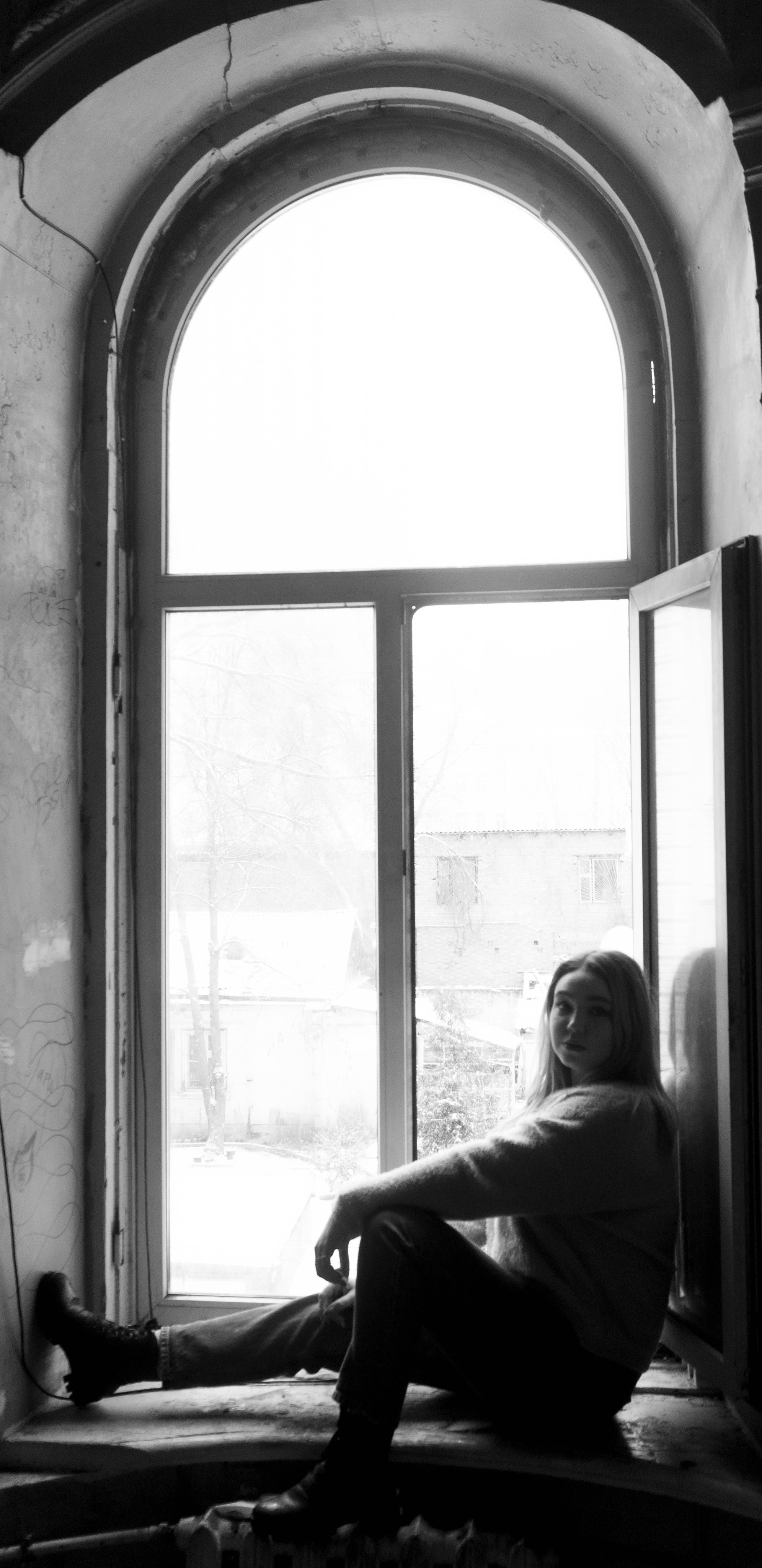 Черно-белое фото. Портретный фотограф, ретушер в Ростове-на-Дону Элларян Анастасия