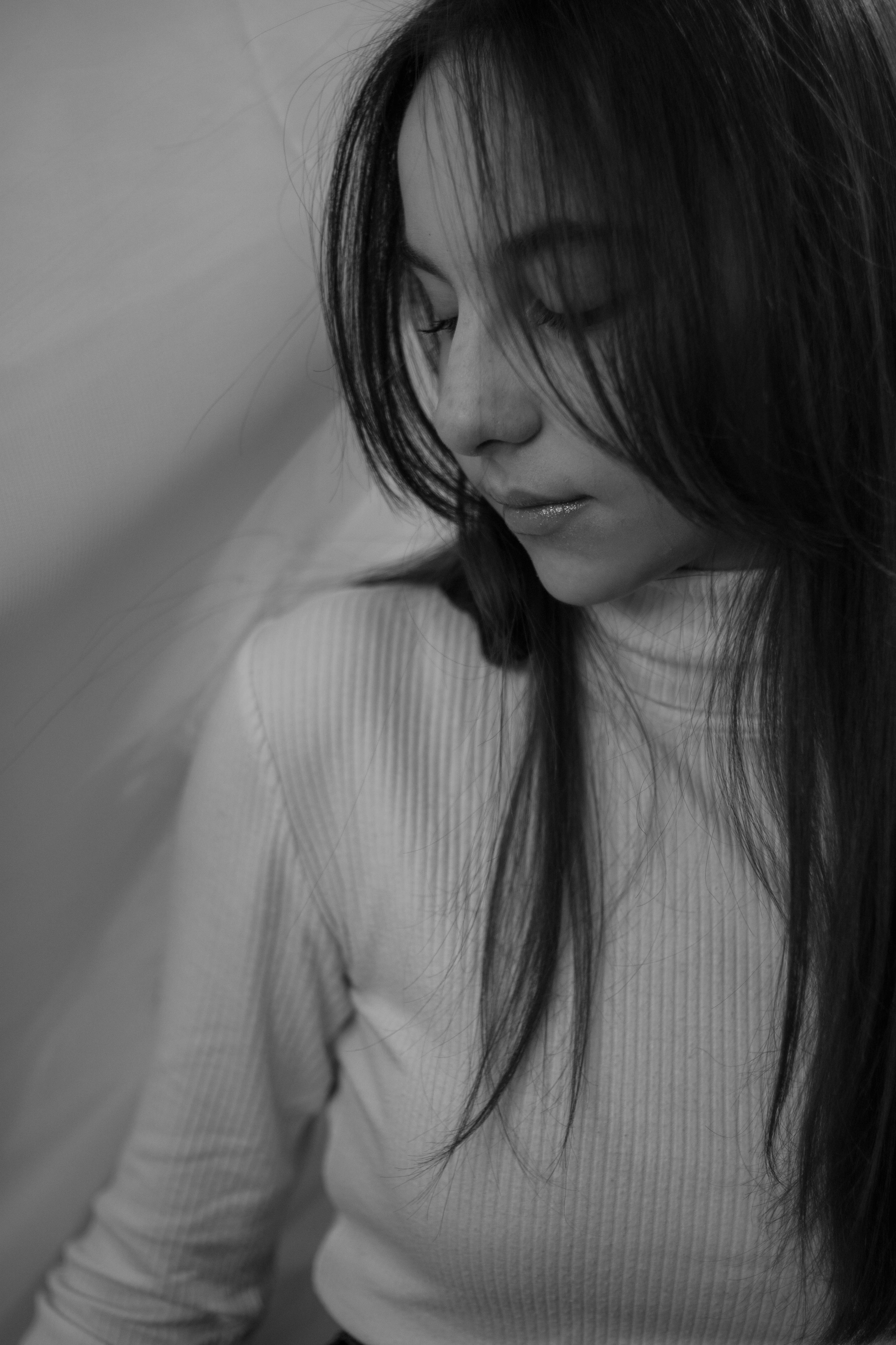 Черно-белое фото. Портретный фотограф, ретушер в Ростове-на-Дону Элларян Анастасия