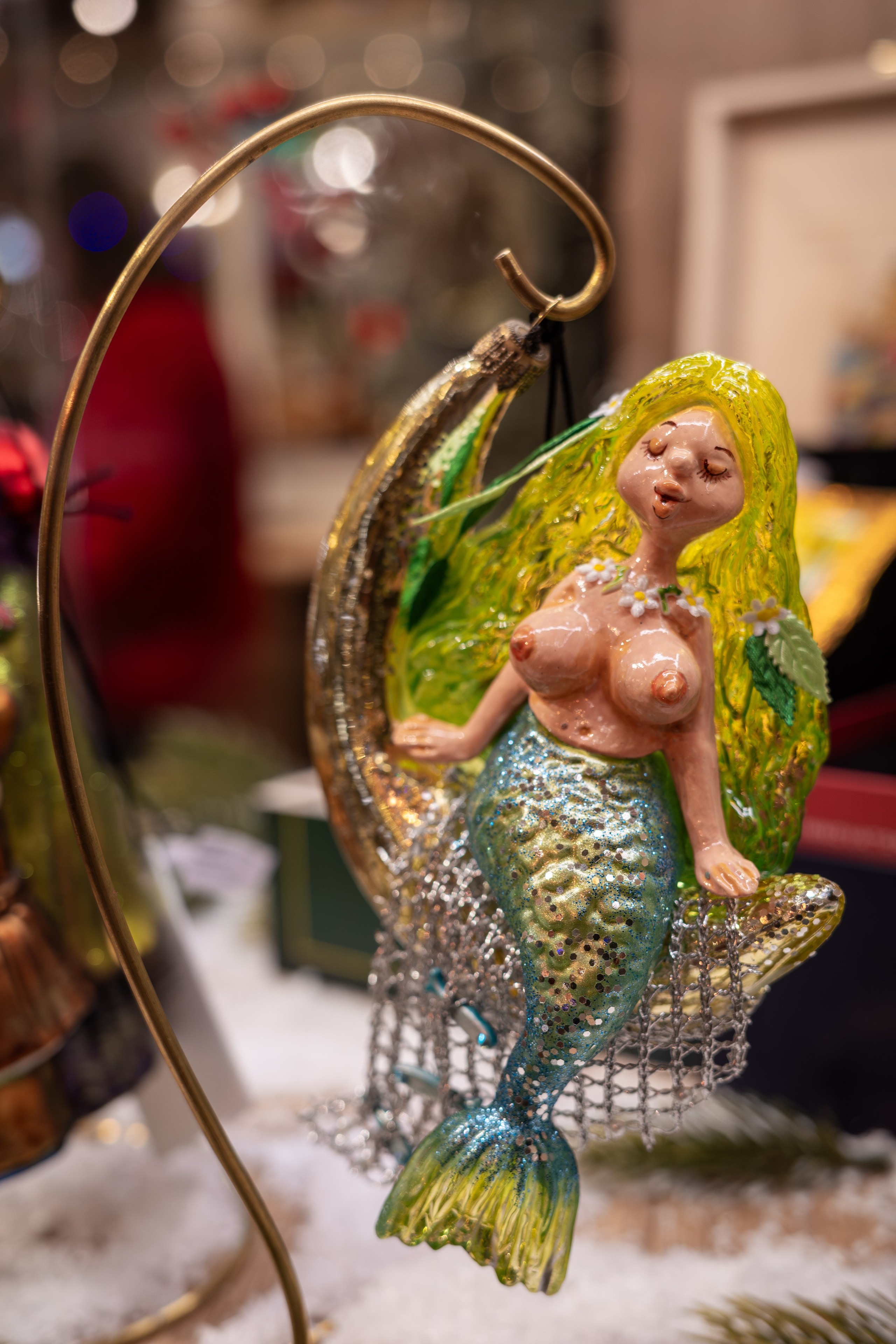 Новогодние игрушки в ГУМе