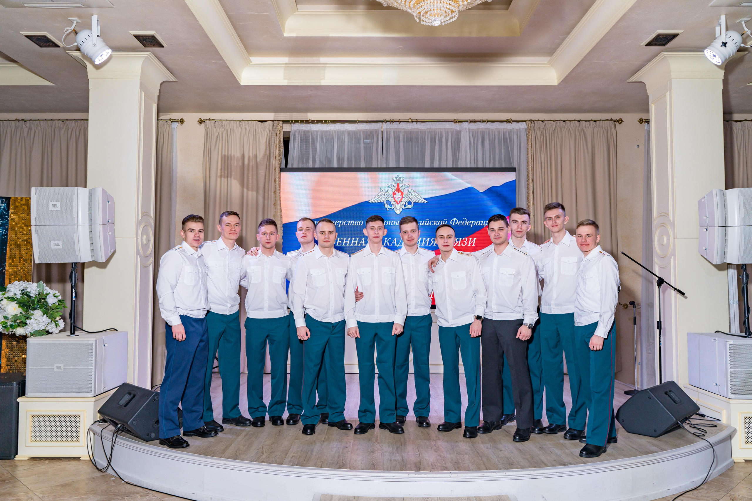 Фотосъемка выпуска военной академии и вручение дипломов