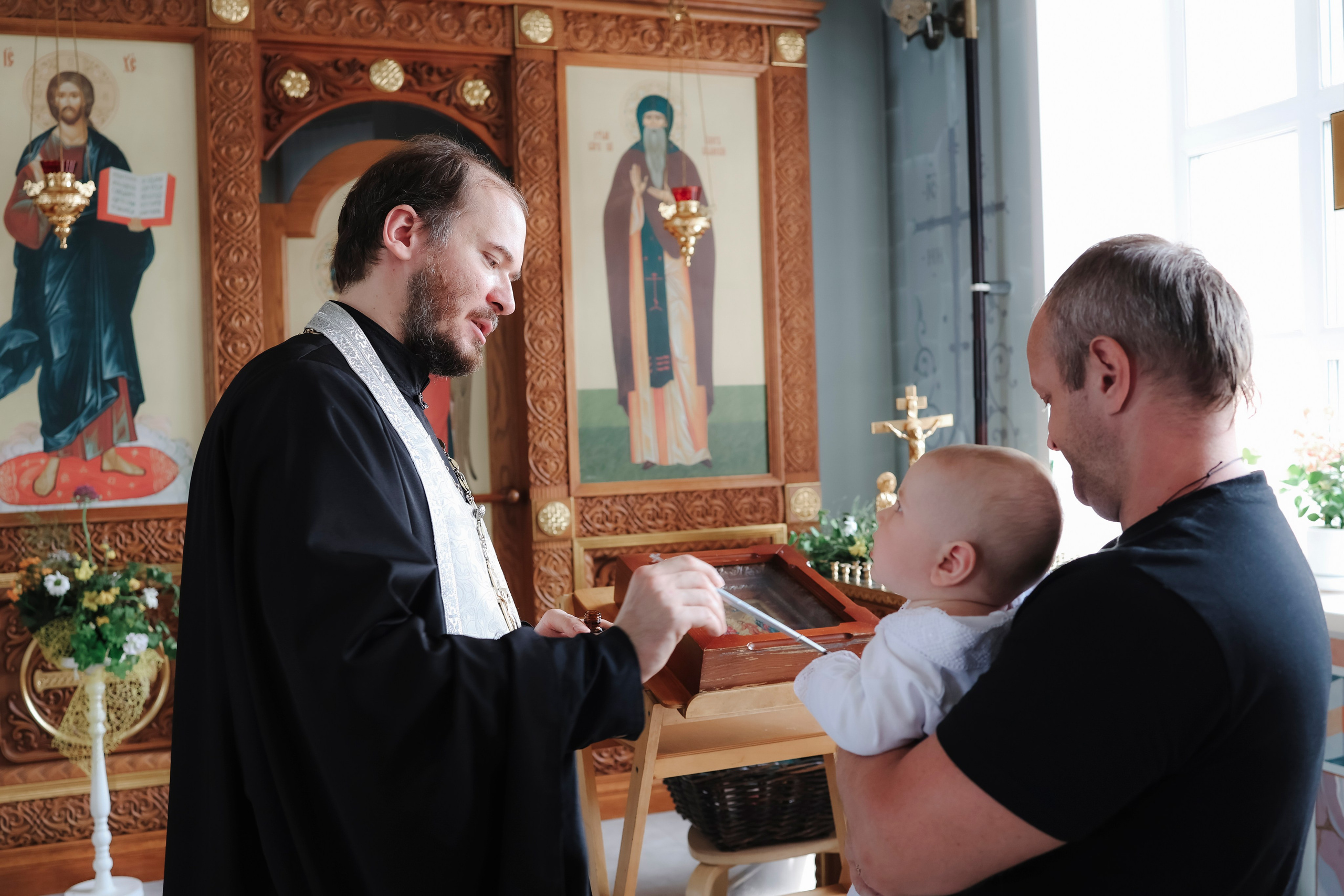 Крещение Гордея. Фотограф Новосибирск