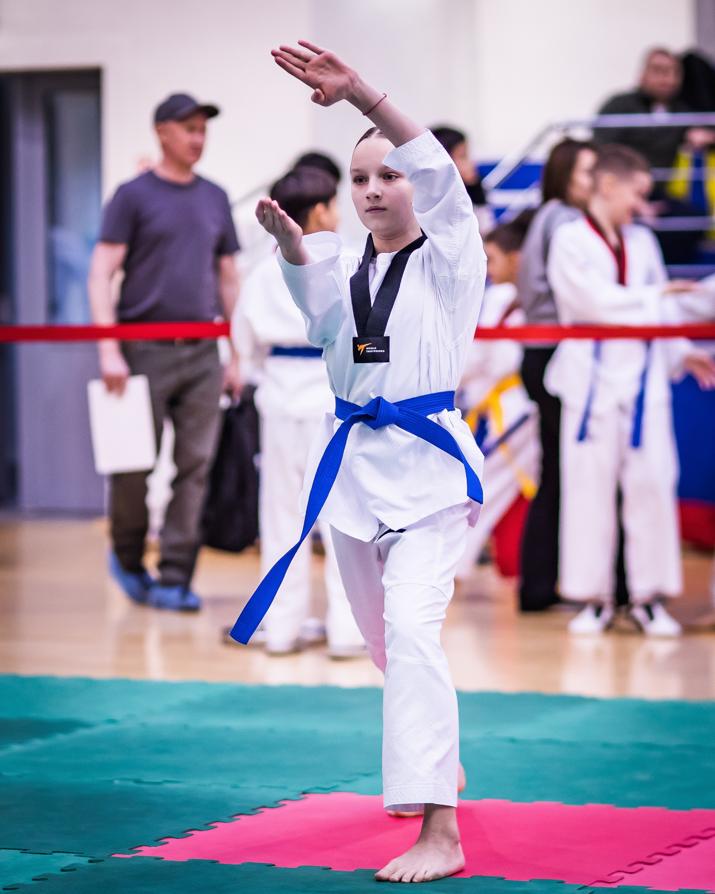 Турнир Федерации детского тхэквондо России по дисциплине ПХУМСЭ. Спортивный фотограф Максим Серегин