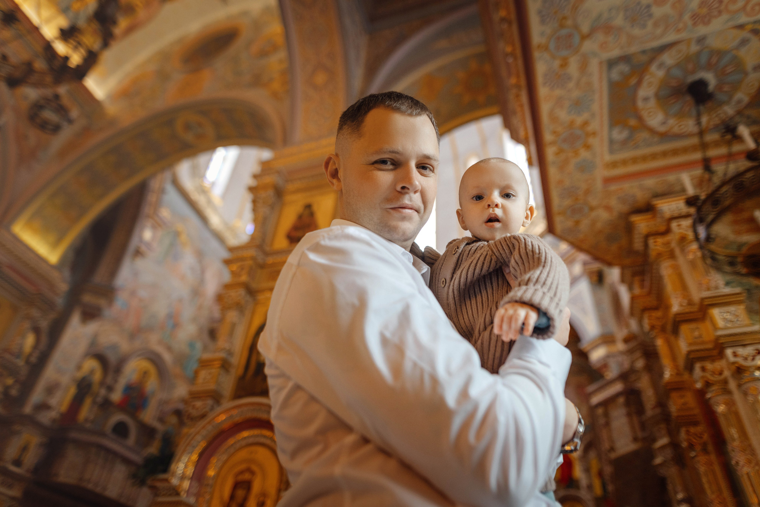 Крещение Матвея, храм Святой Троицы, декабрь 2025