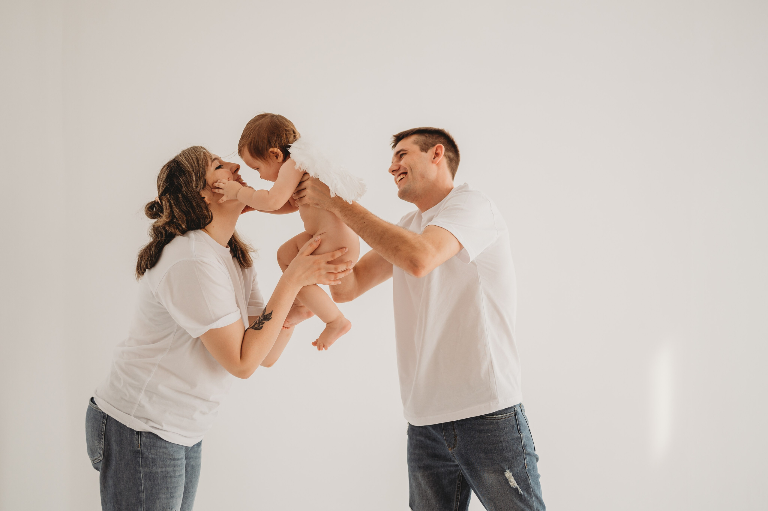 Семейные фото в минимализме. Детский и семейный фотограф Ирина Гладких