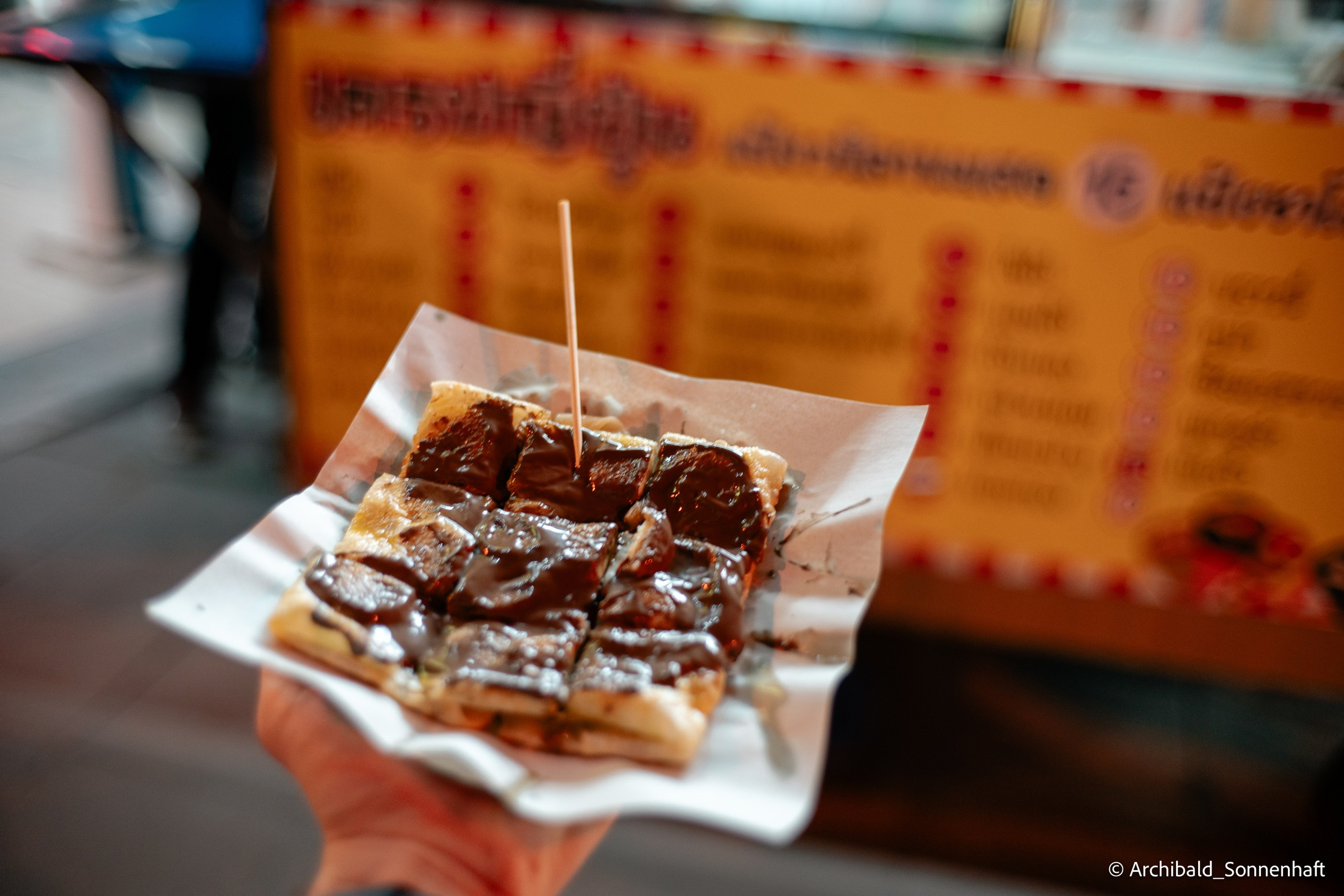 Thai monk. Photographer in Guangzhou, China. Archibald Sonnenhaft