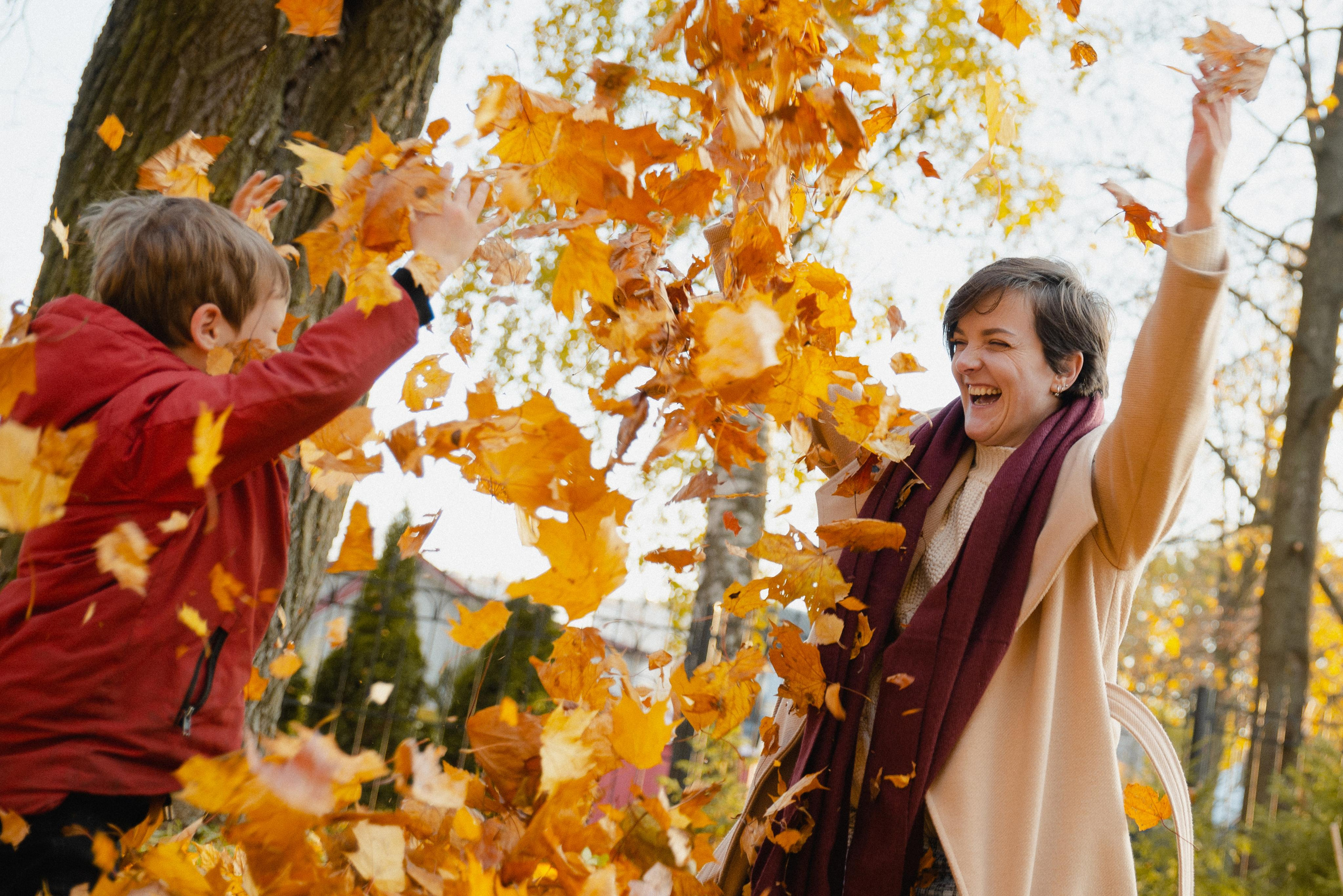 Осенняя фотосессия в парке СПб. Семейный и детский фотограф в Санкт-Петербурге Маша Бичан