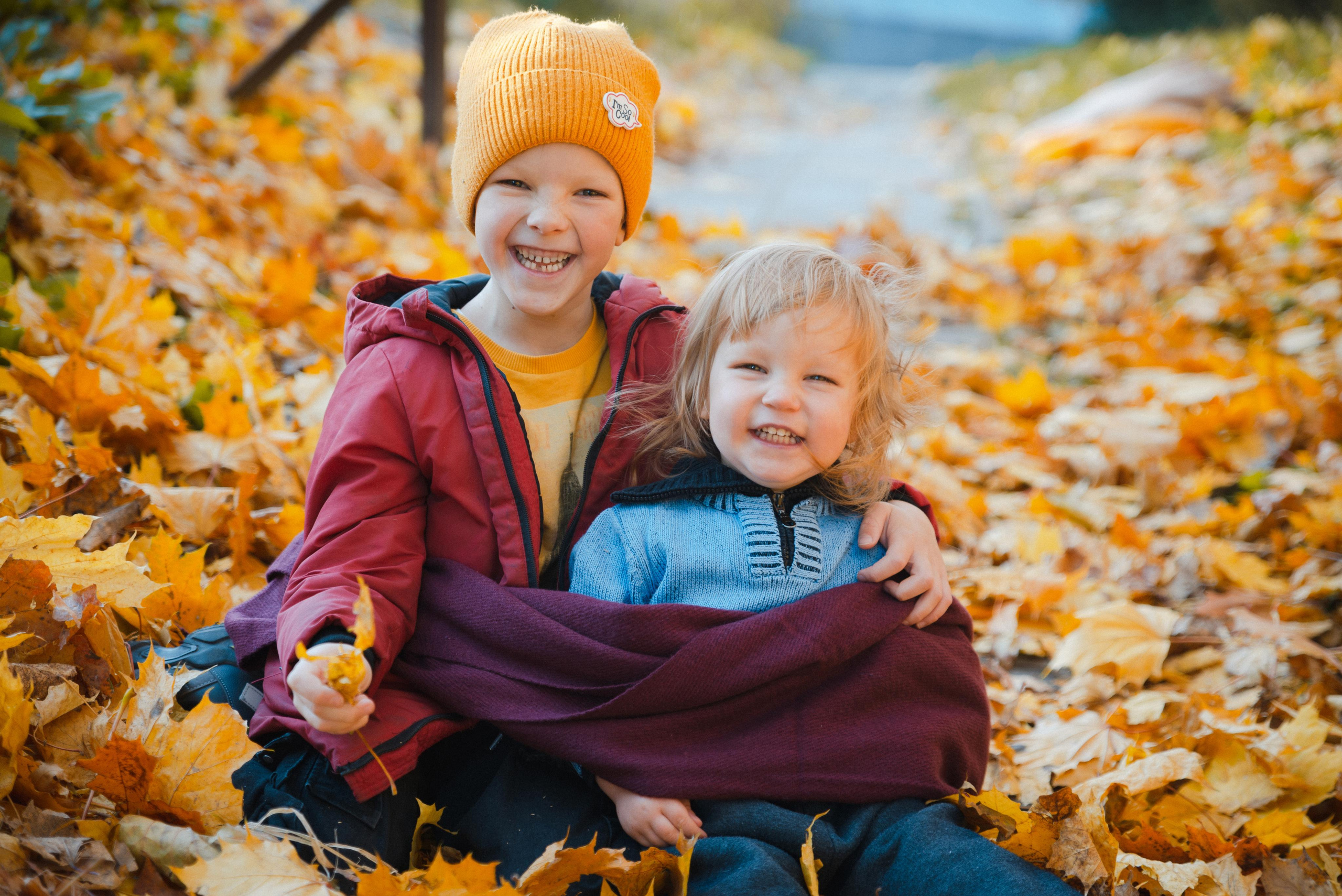 Осенняя фотосессия в парке СПб. Семейный и детский фотограф в Санкт-Петербурге Маша Бичан