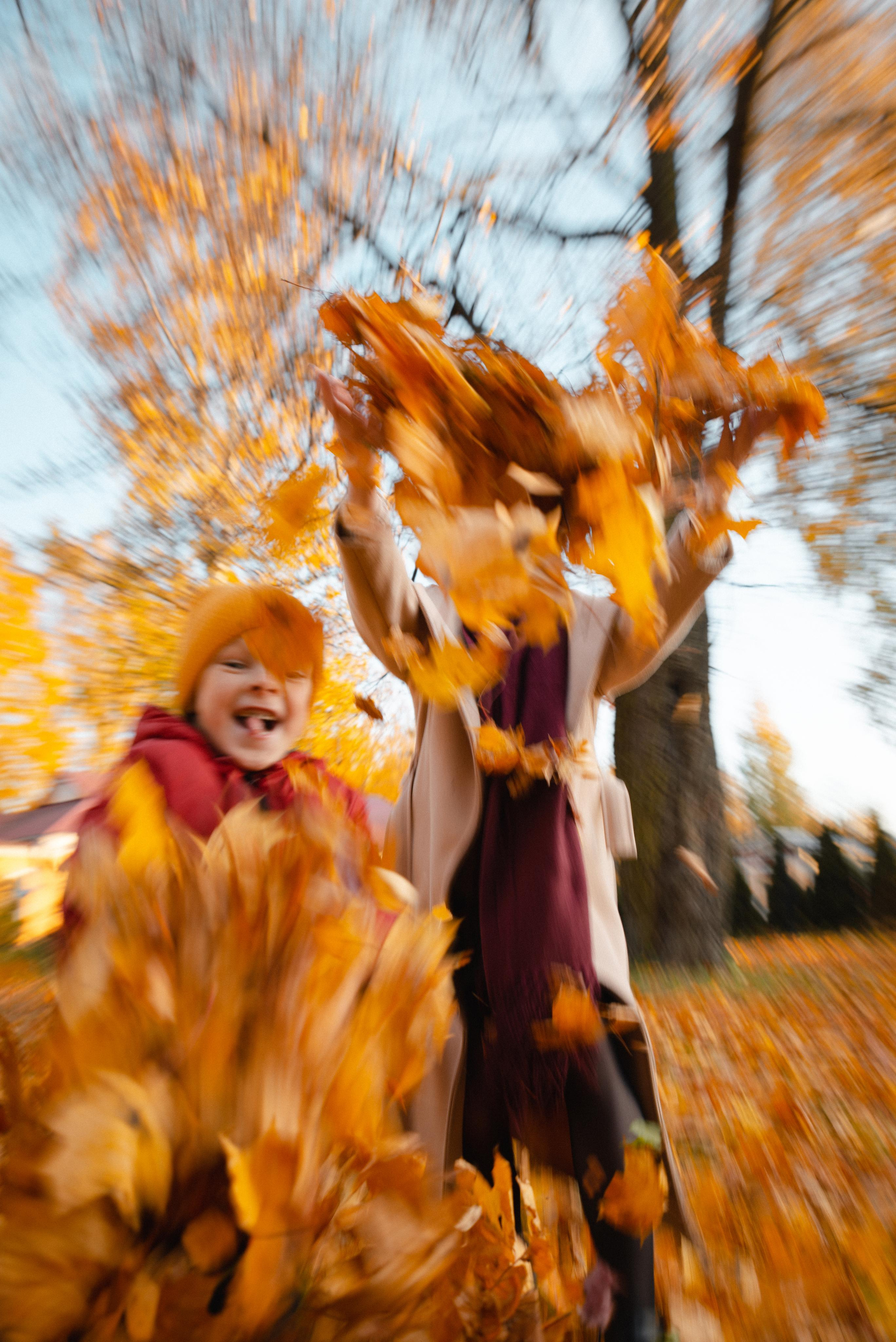 Осенняя фотосессия в парке СПб. Семейный и детский фотограф в Санкт-Петербурге Маша Бичан