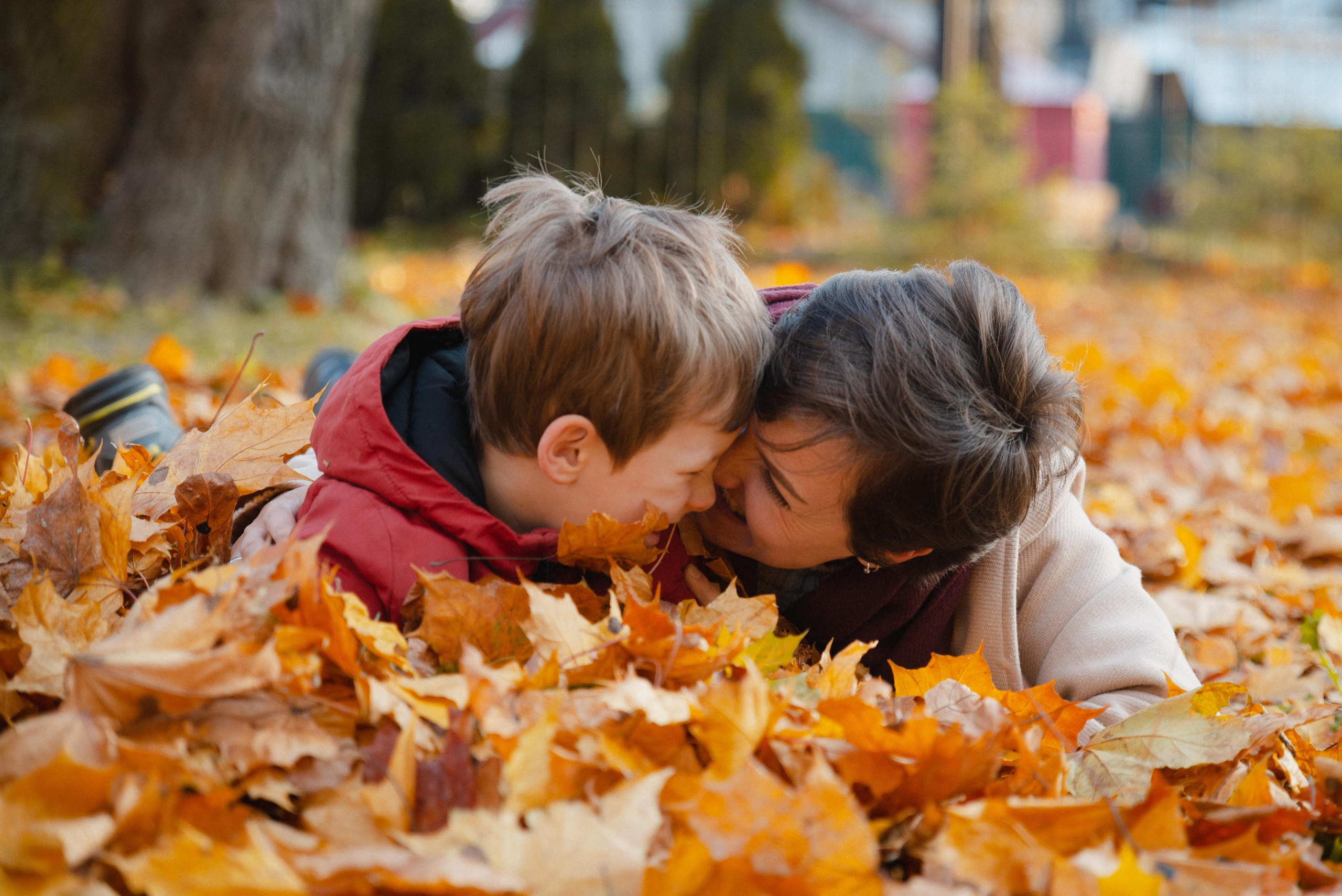 Осенняя фотосессия в парке СПб. Семейный и детский фотограф в Санкт-Петербурге Маша Бичан