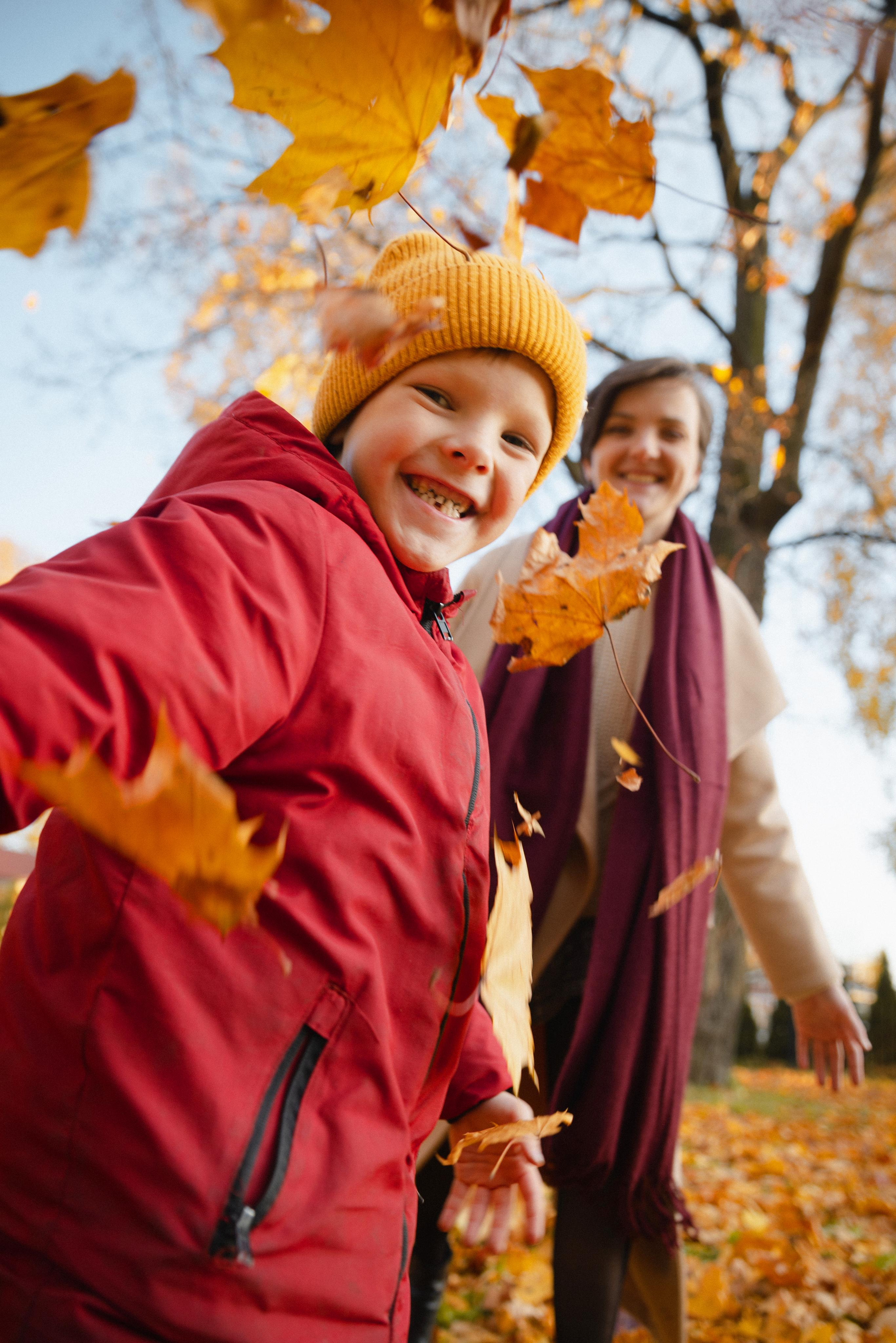 Осенняя фотосессия в парке СПб. Семейный и детский фотограф в Санкт-Петербурге Маша Бичан