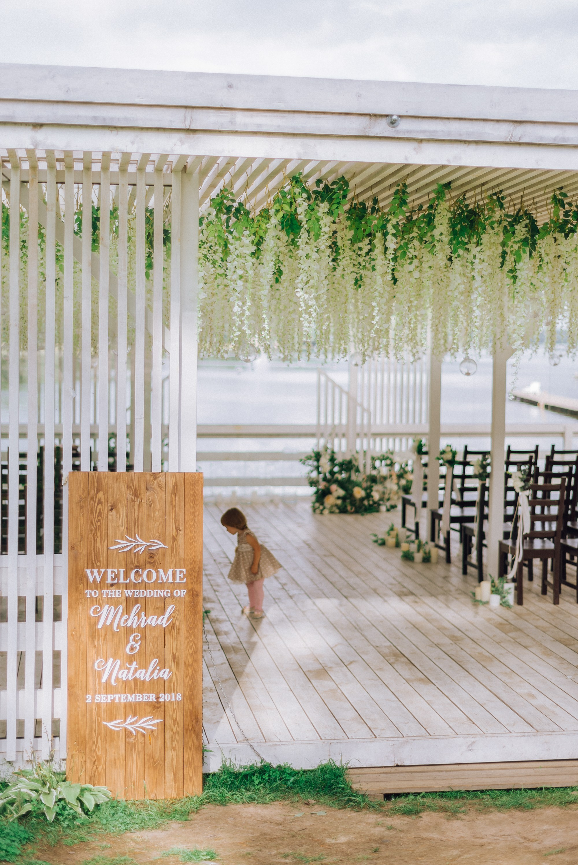 Свадьба на озере. Изящная фотография | Ксения Милушкина