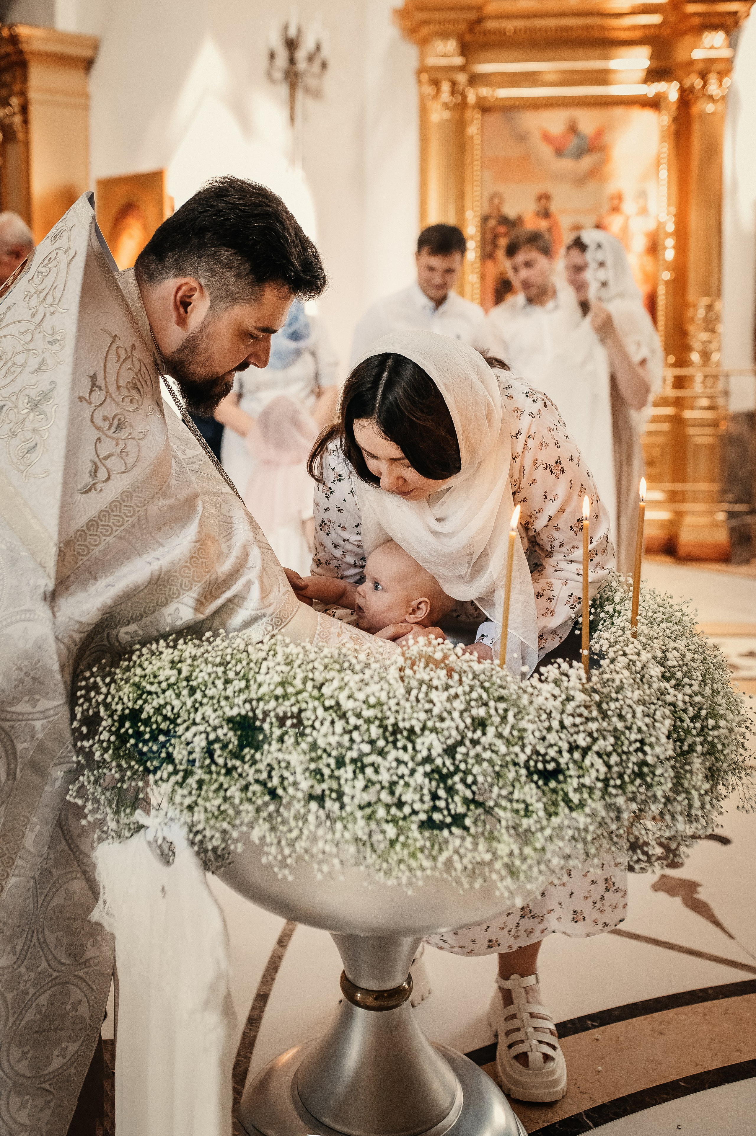 Крестины Ирины //// Храм святых апостолов Петра и Павла. Семейный и детский фотограф в Туле