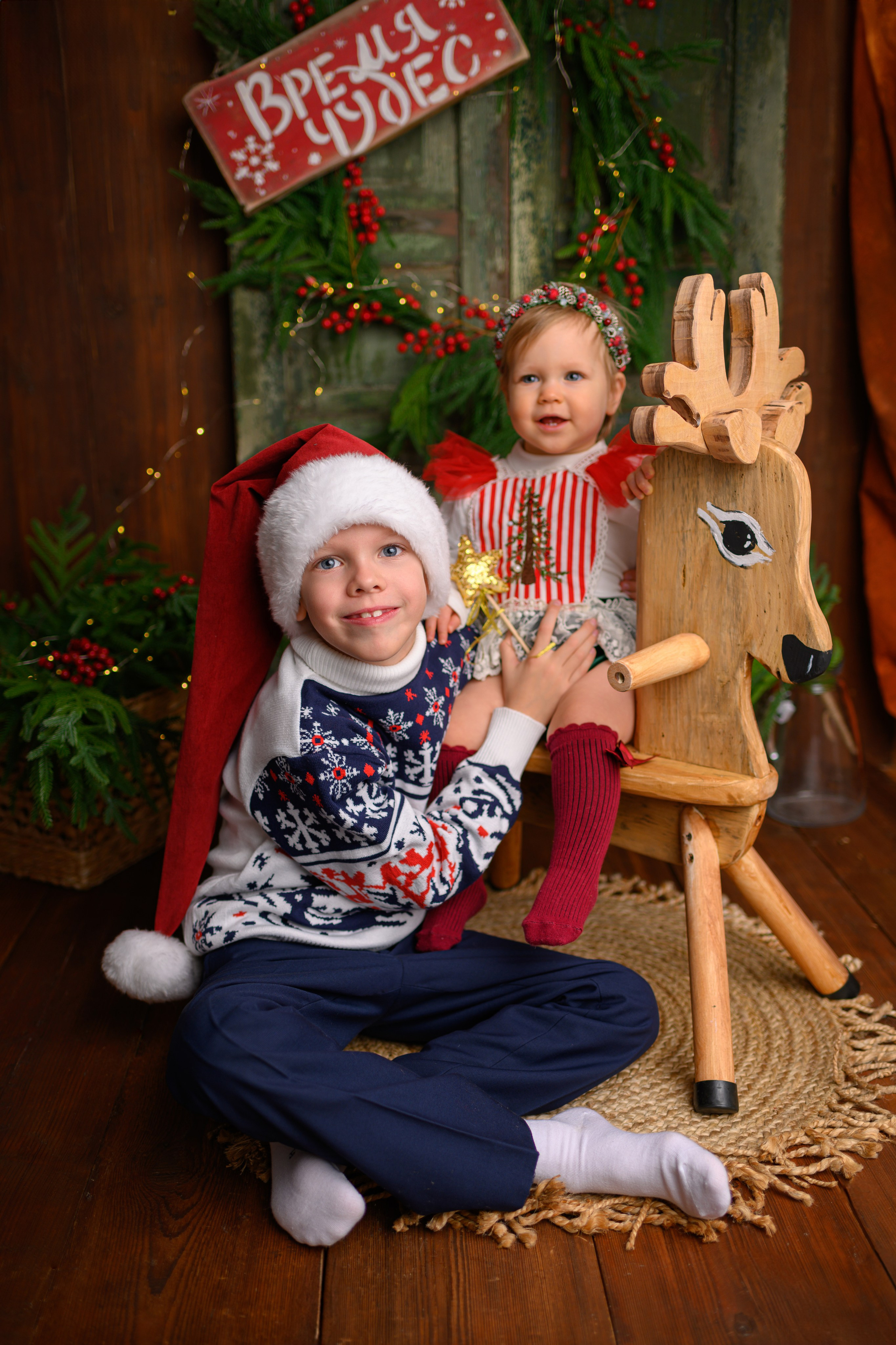 Фотопроект Новый год. Семейный, детский фотограф в Москве Дегтярева Анастасия